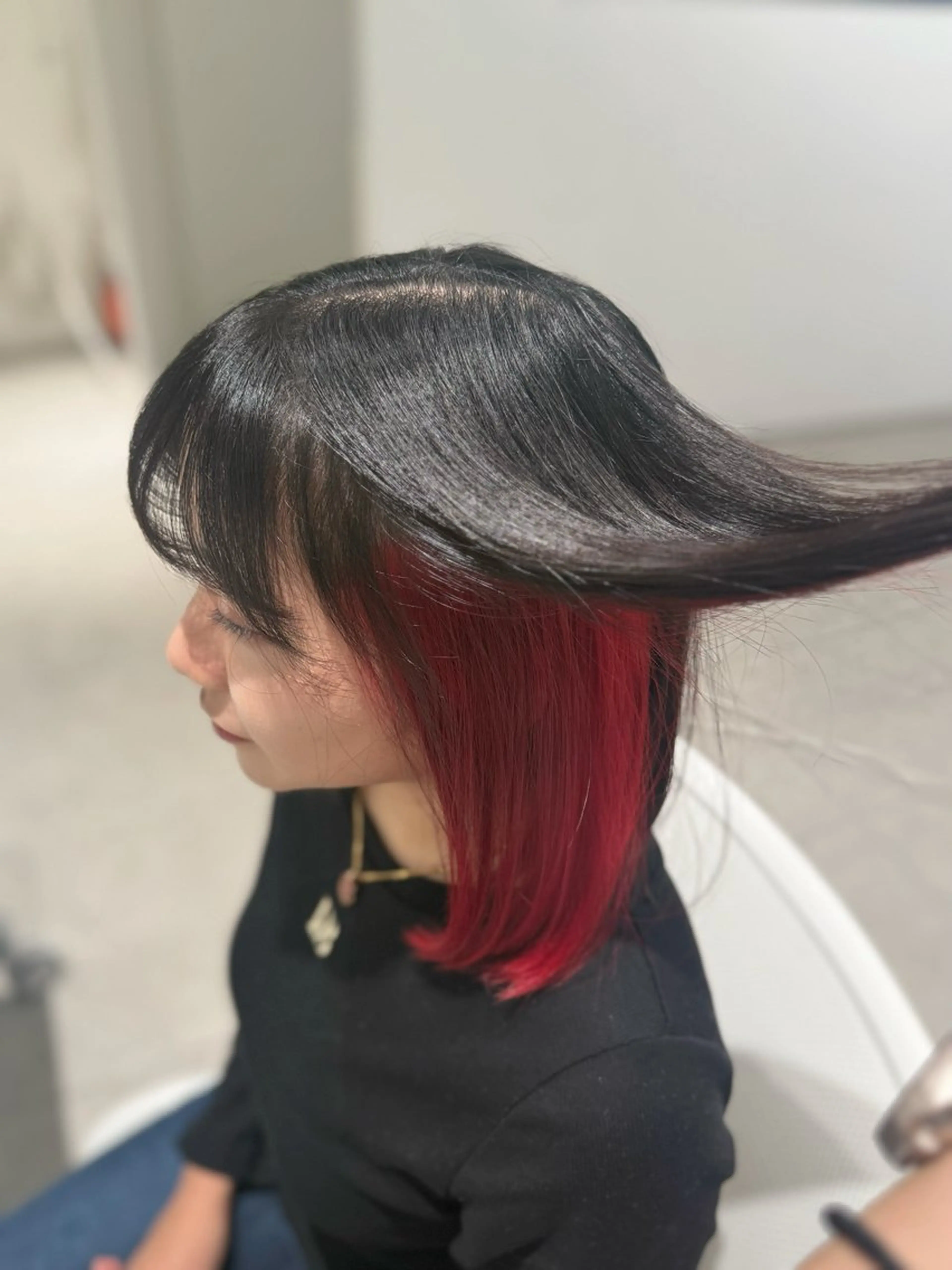 ダブルカラー　ブリーチの写真