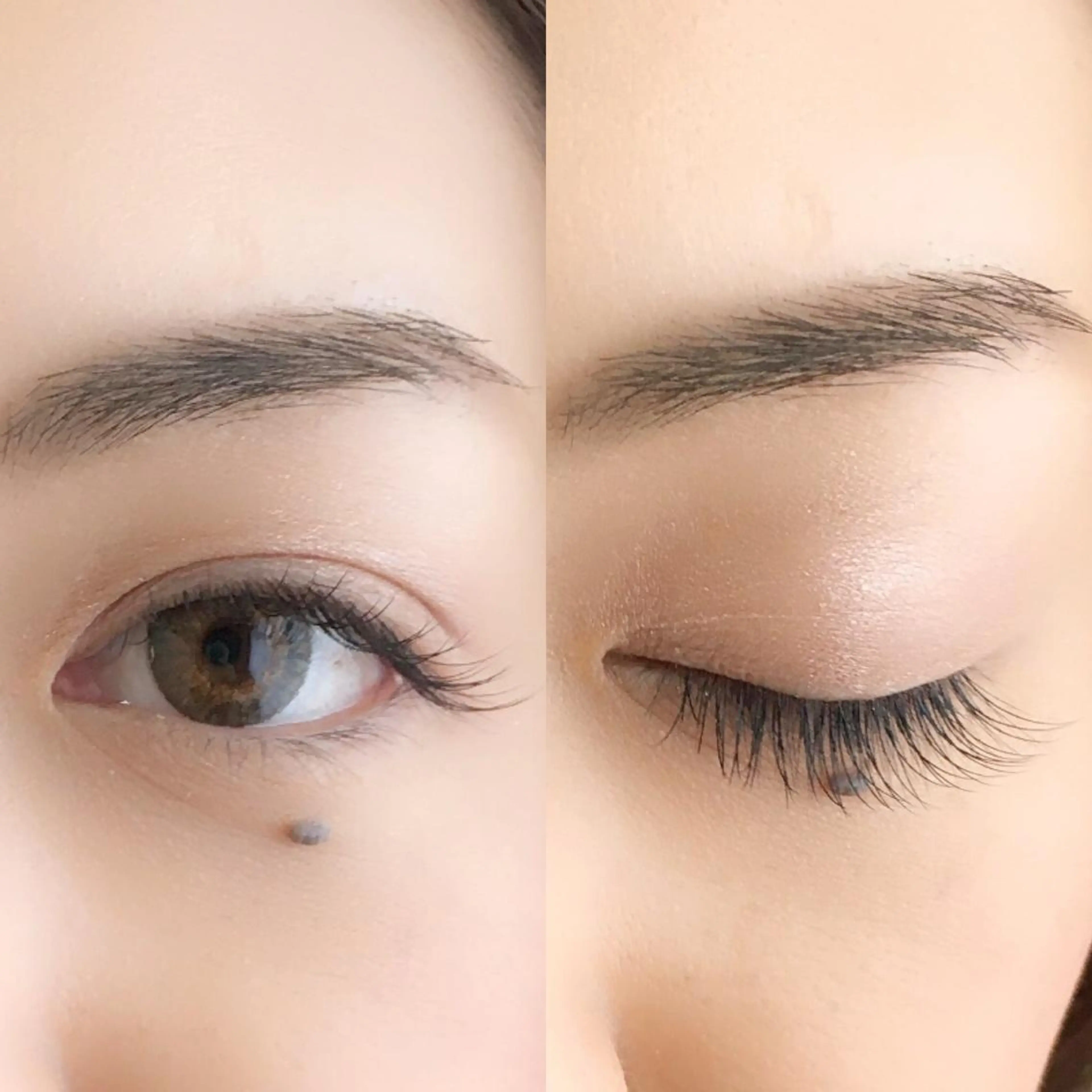 マツエク(フラットラッシュ)120本オフ無料(前回から4週間以内500円割引、8週間以内250円割引)の写真