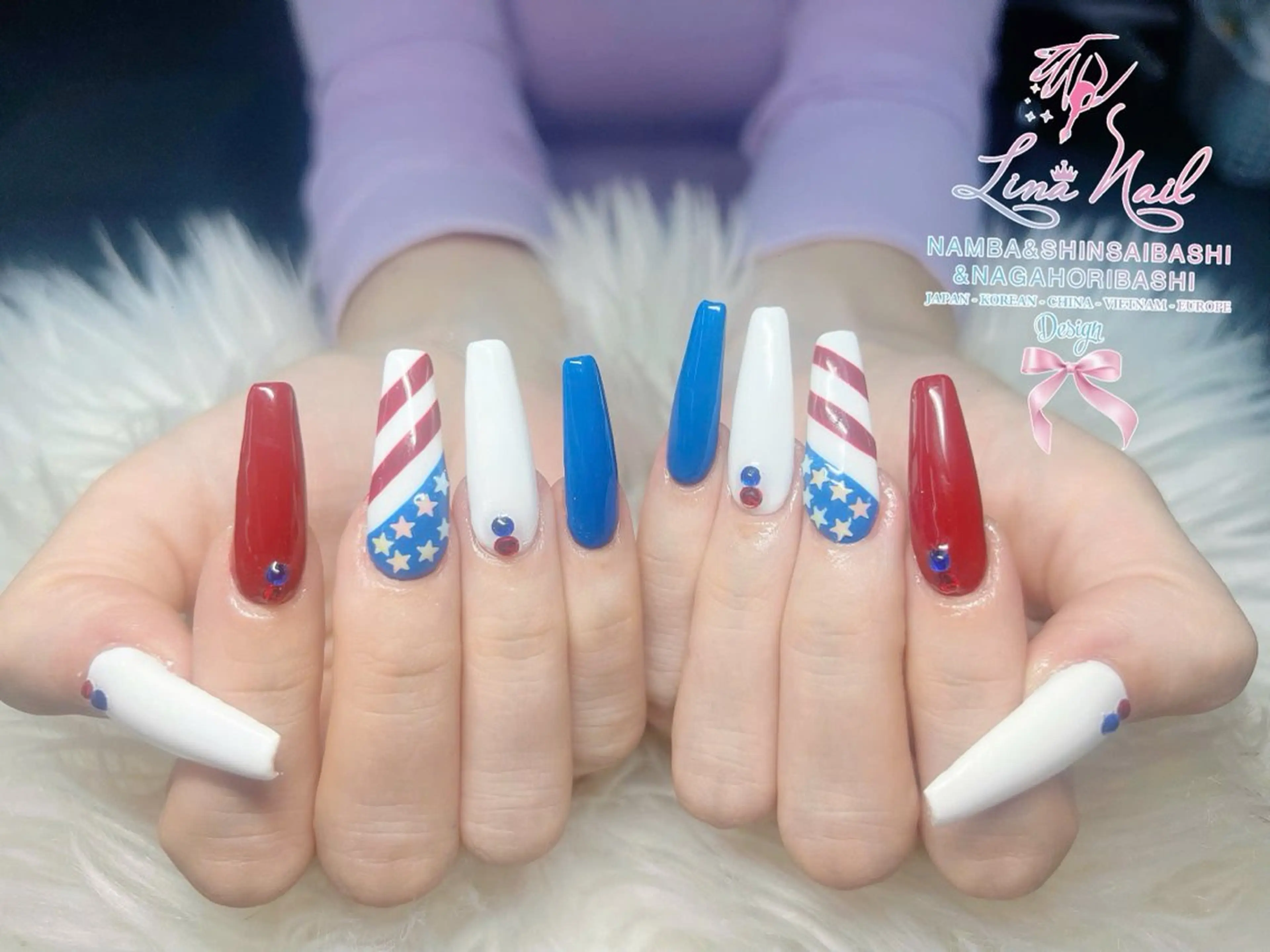 ネイル フットネイル ジェルネイル 持ち込み ネイルチップ ハンドネイル リナネイル 長堀橋店／東心斎橋店のネイルデザイン