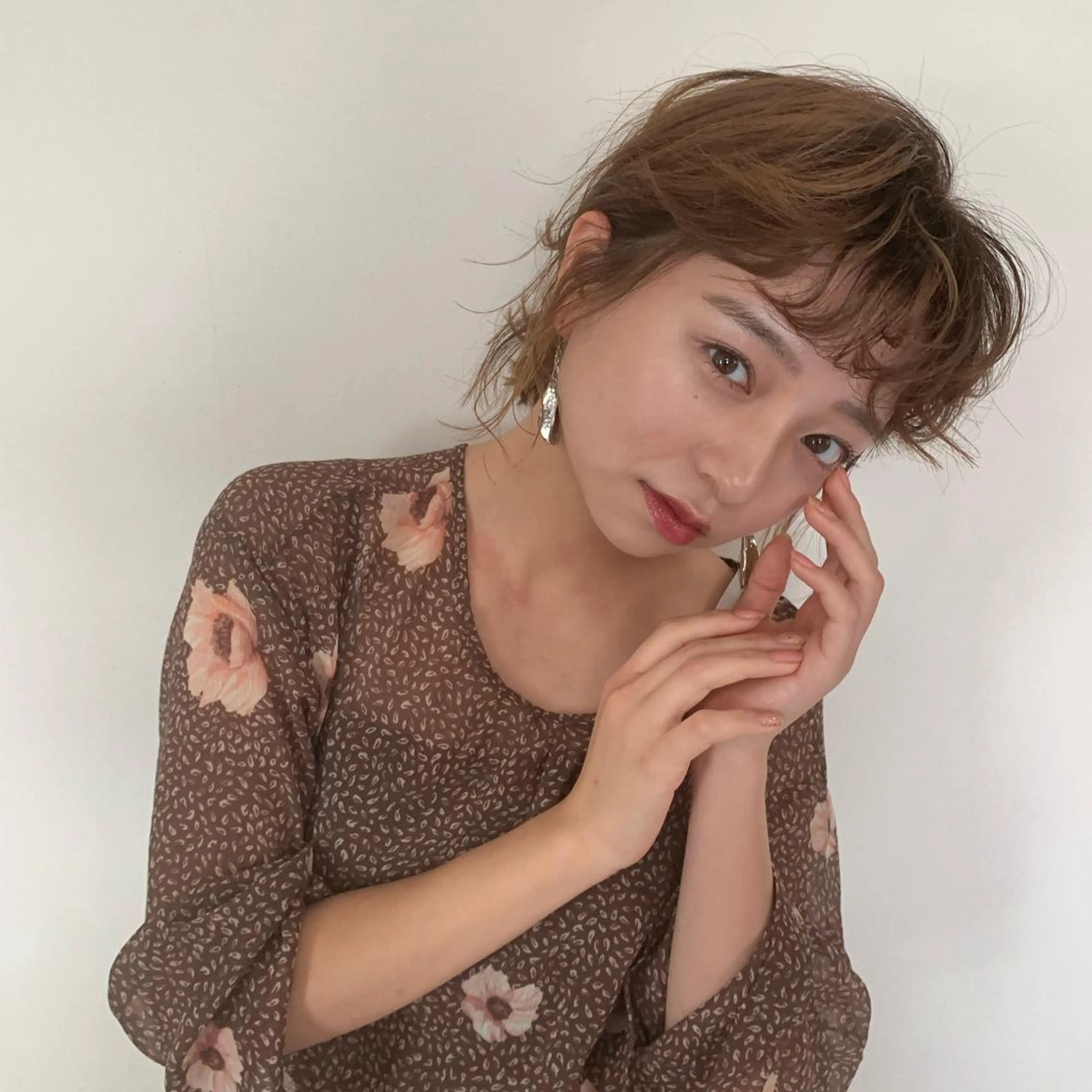 ミディアム ヘアアレンジ 馴染ませNo.1🧃 エクステ・アレンジのヘアスタイル