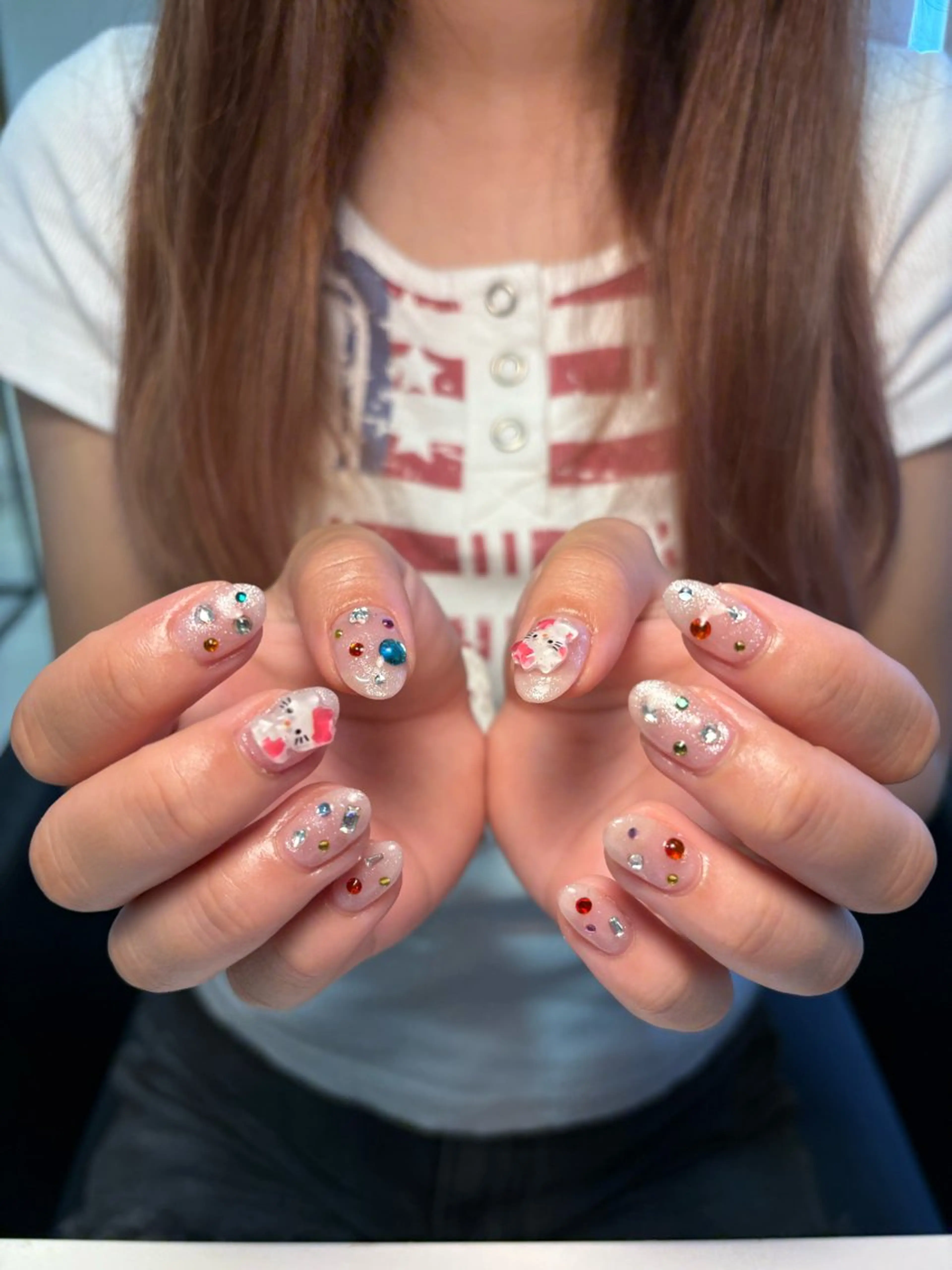 ネイル ハンドネイル ヘアアレンジ /ネイル/美波のヘアスタイル