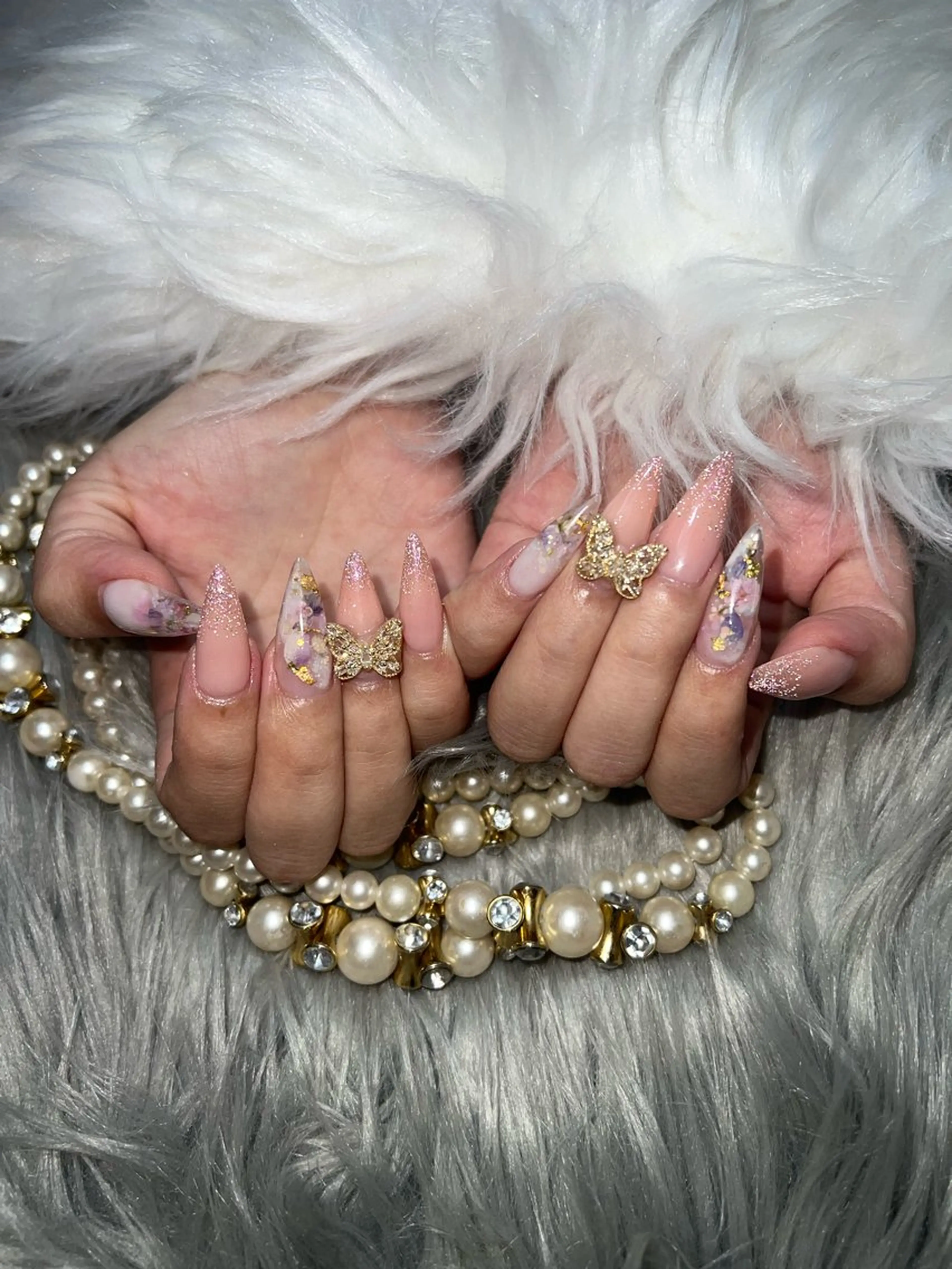 ネイル スカルプネイル 春ネイル スカルプ専門店 Feelのネイルデザイン