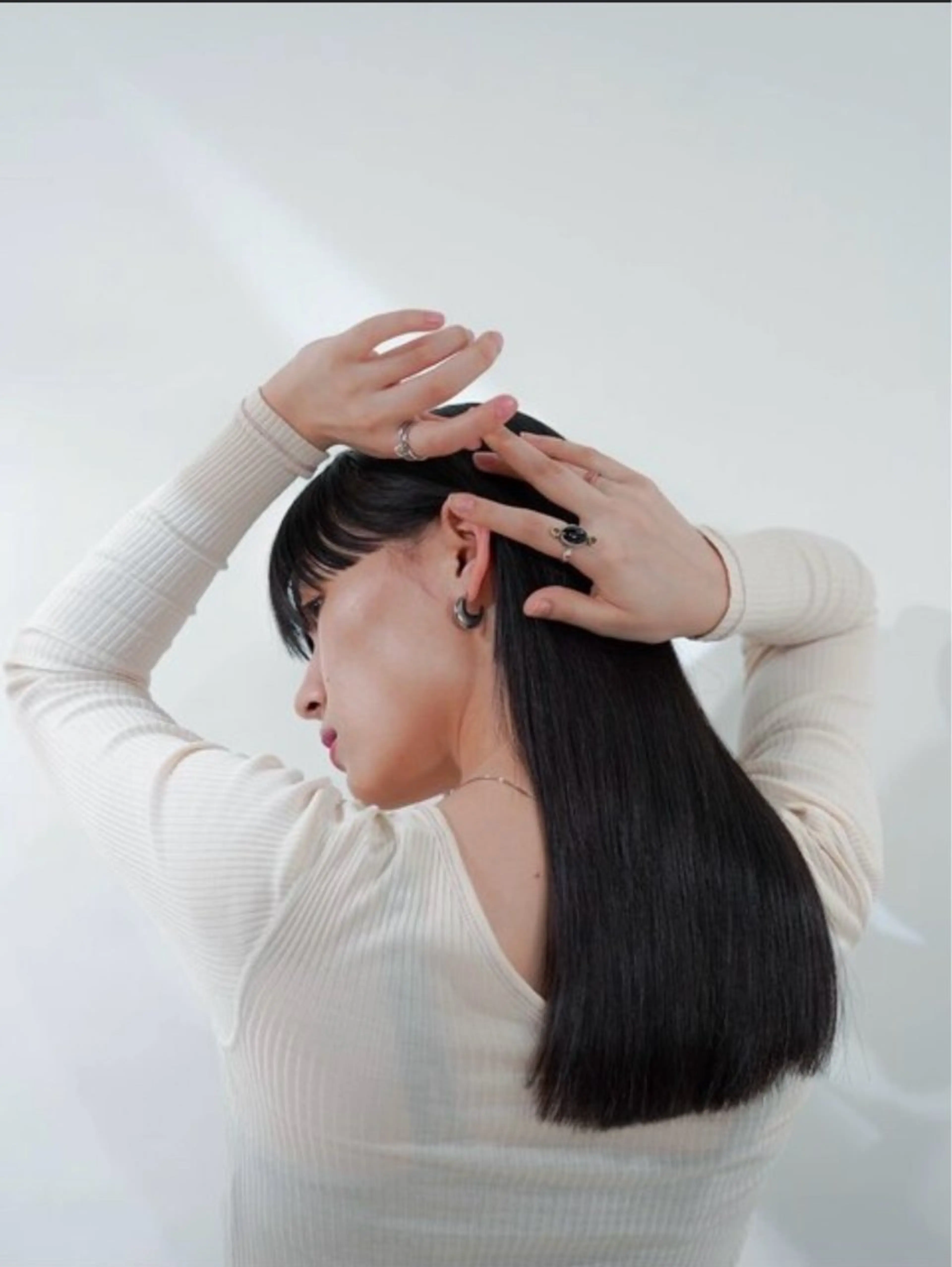 ロング 髪質改善 縮毛矯正 トリートメント カット ヘッドスパ 岡嶋 怜央のヘアスタイル