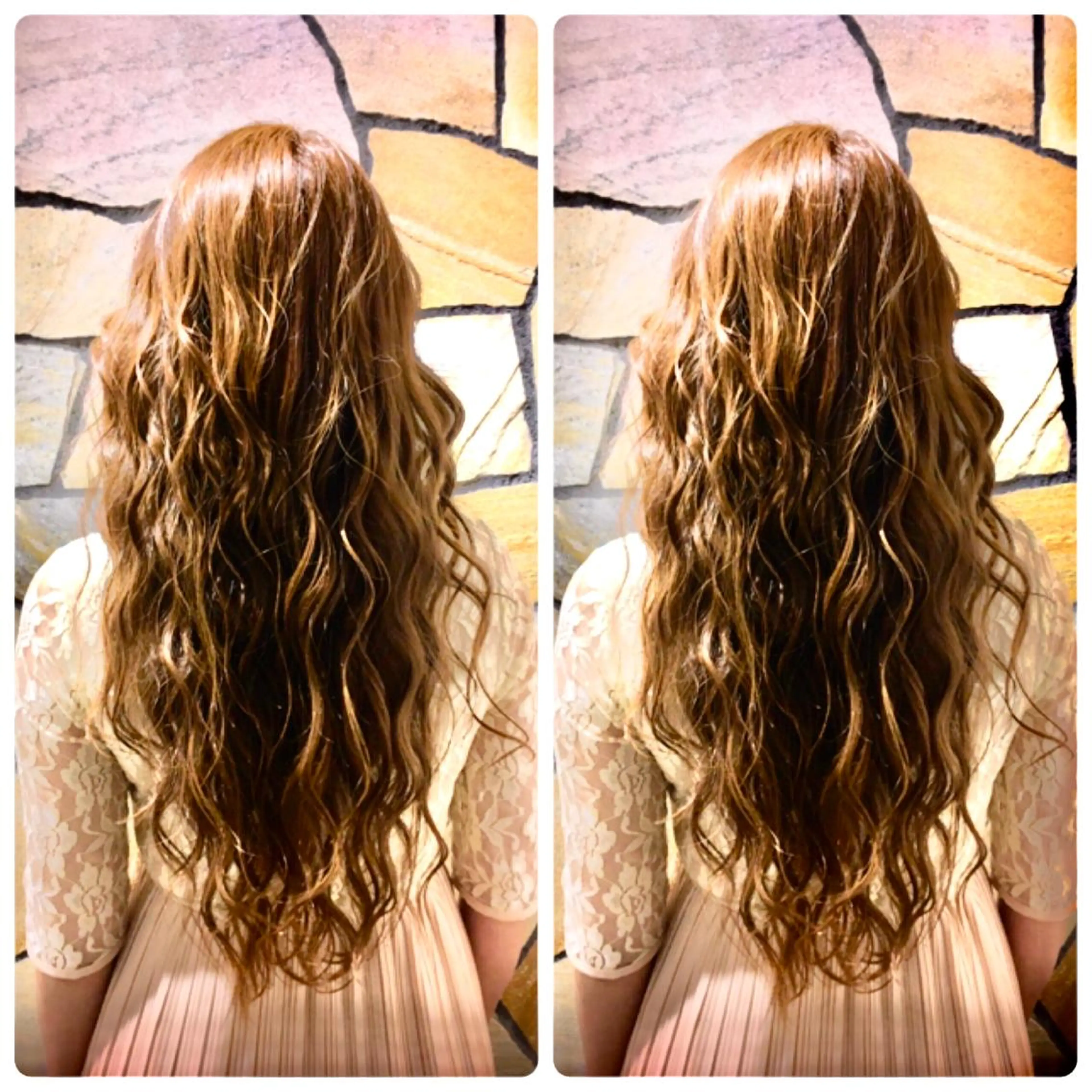 ロング カラー カット パーマ トリートメント ヘアセット ✨髪質改善特化サロン ✨グシユキヤ✨のヘアスタイル