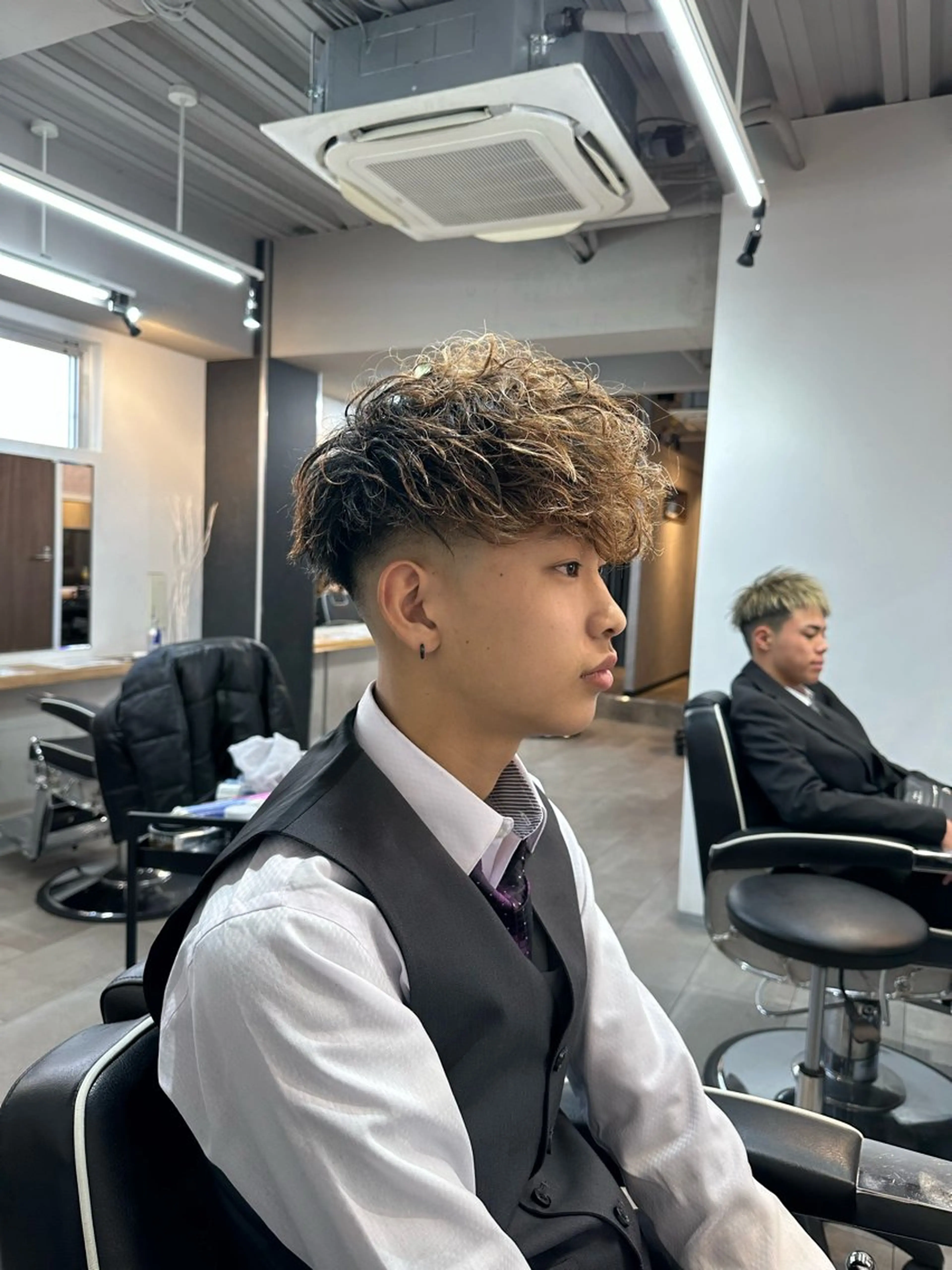 🇺🇸海外風波巻きパーマ🇪🇸サーフカール＆スペインカール✨️(カット込み)の写真