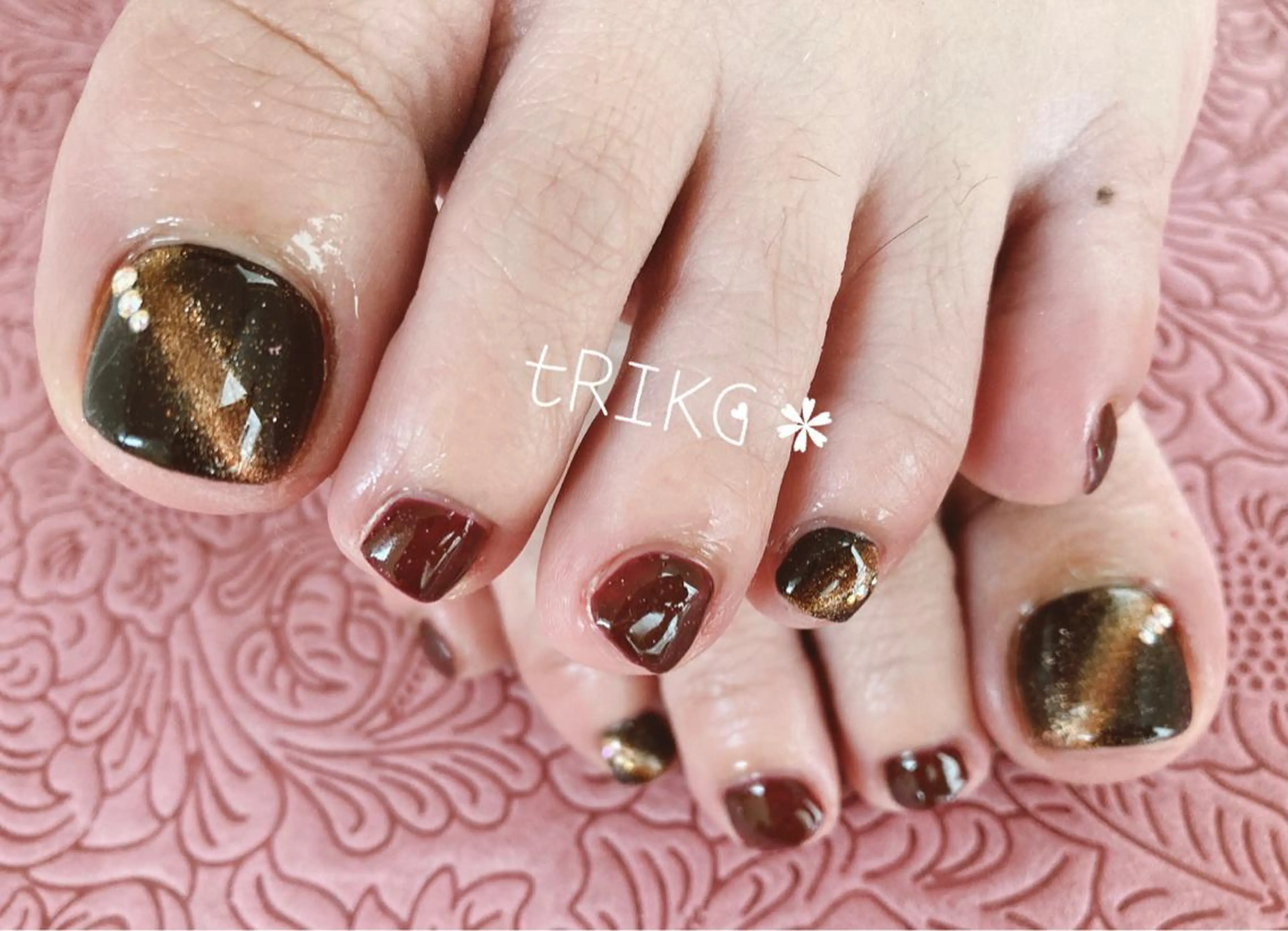ネイル フットネイル tRING＊ しいの木台のネイルデザイン