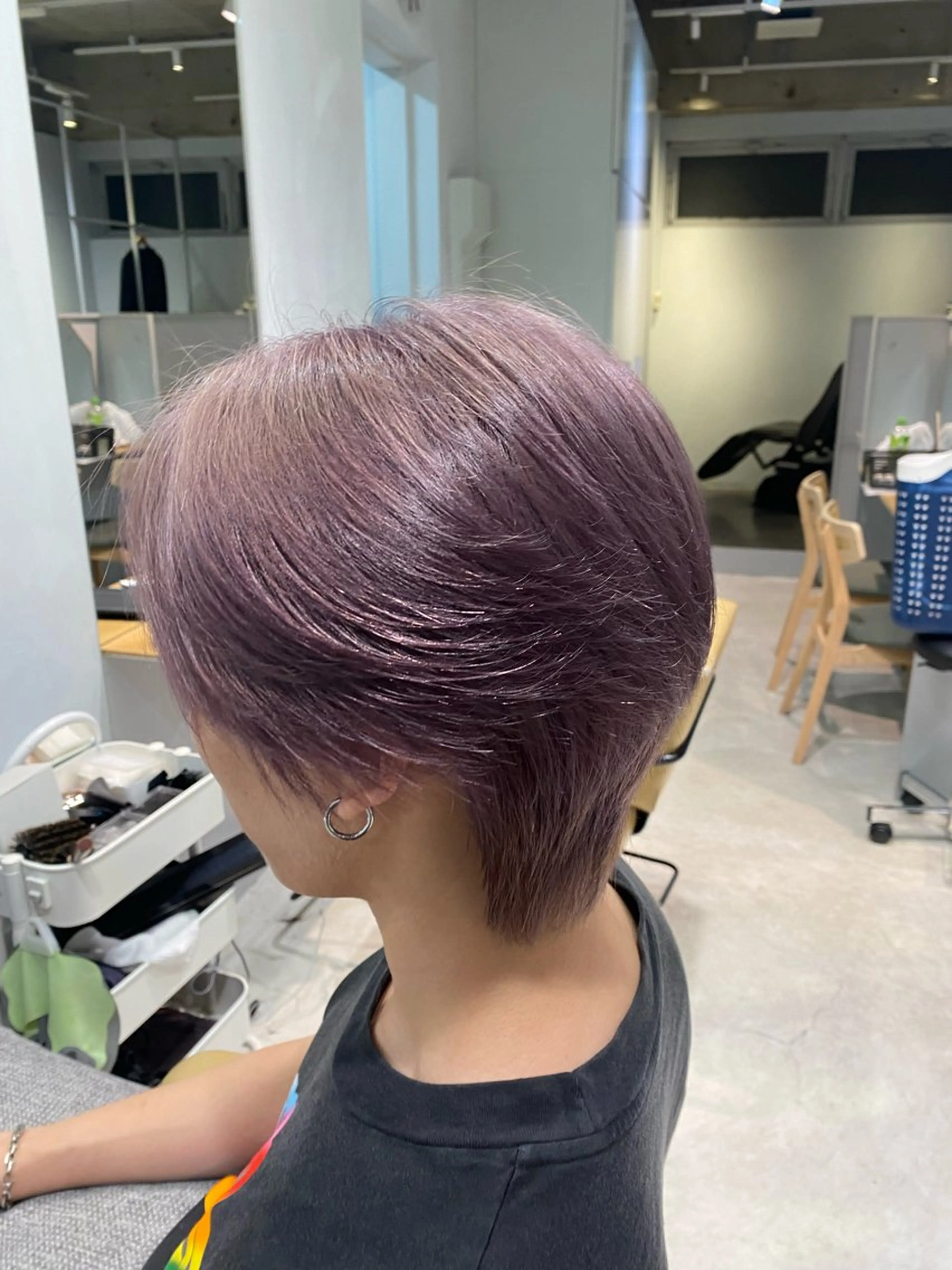 カラー メンズ メンズブリーチ ブリーチ 透明感カラー ヘアカラー 大関 星翔のヘアスタイル