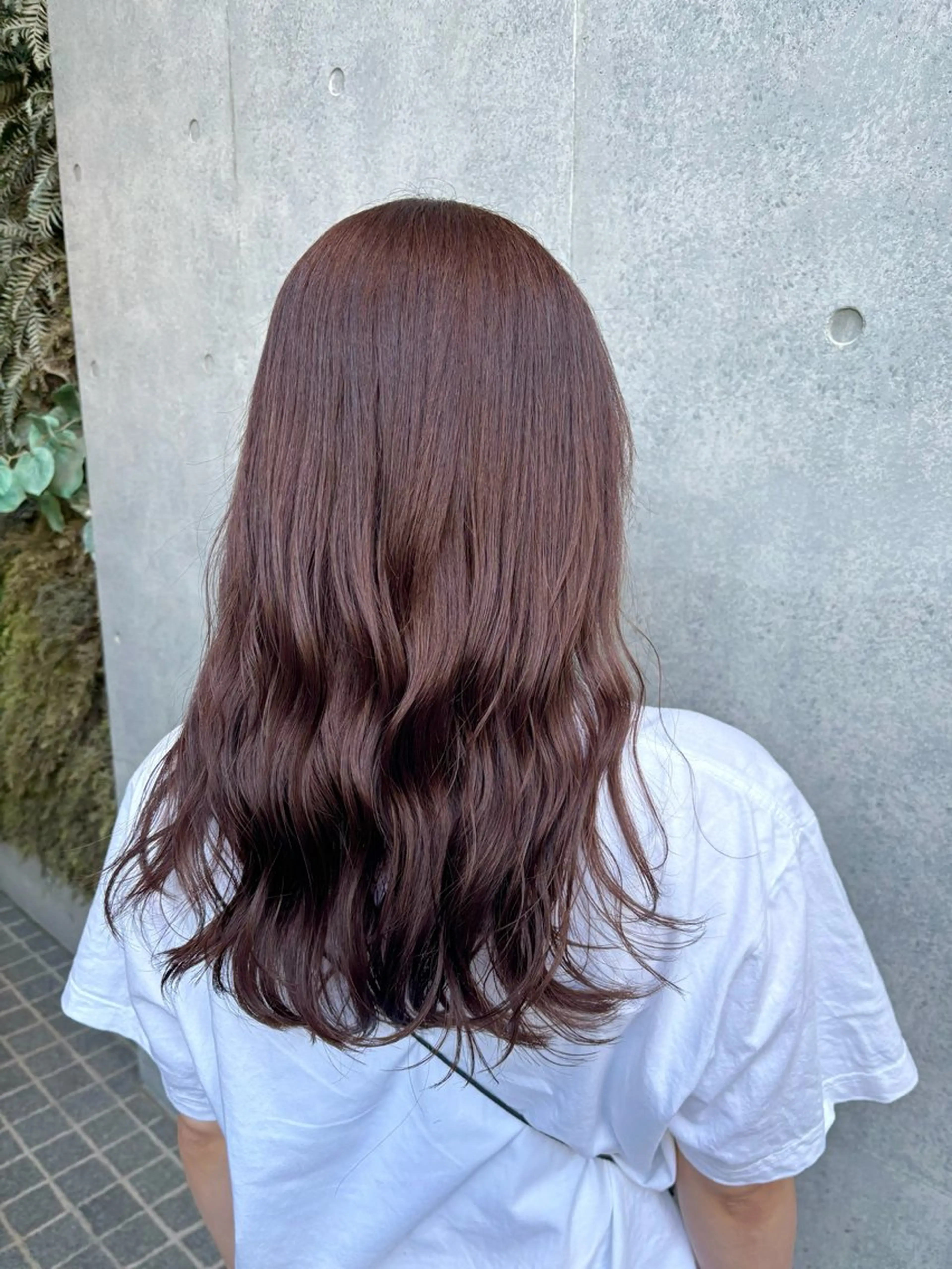 ロング カラー カット ヘアカラー 透明感カラー/ 艶髪縮毛矯正/しほのヘアスタイル