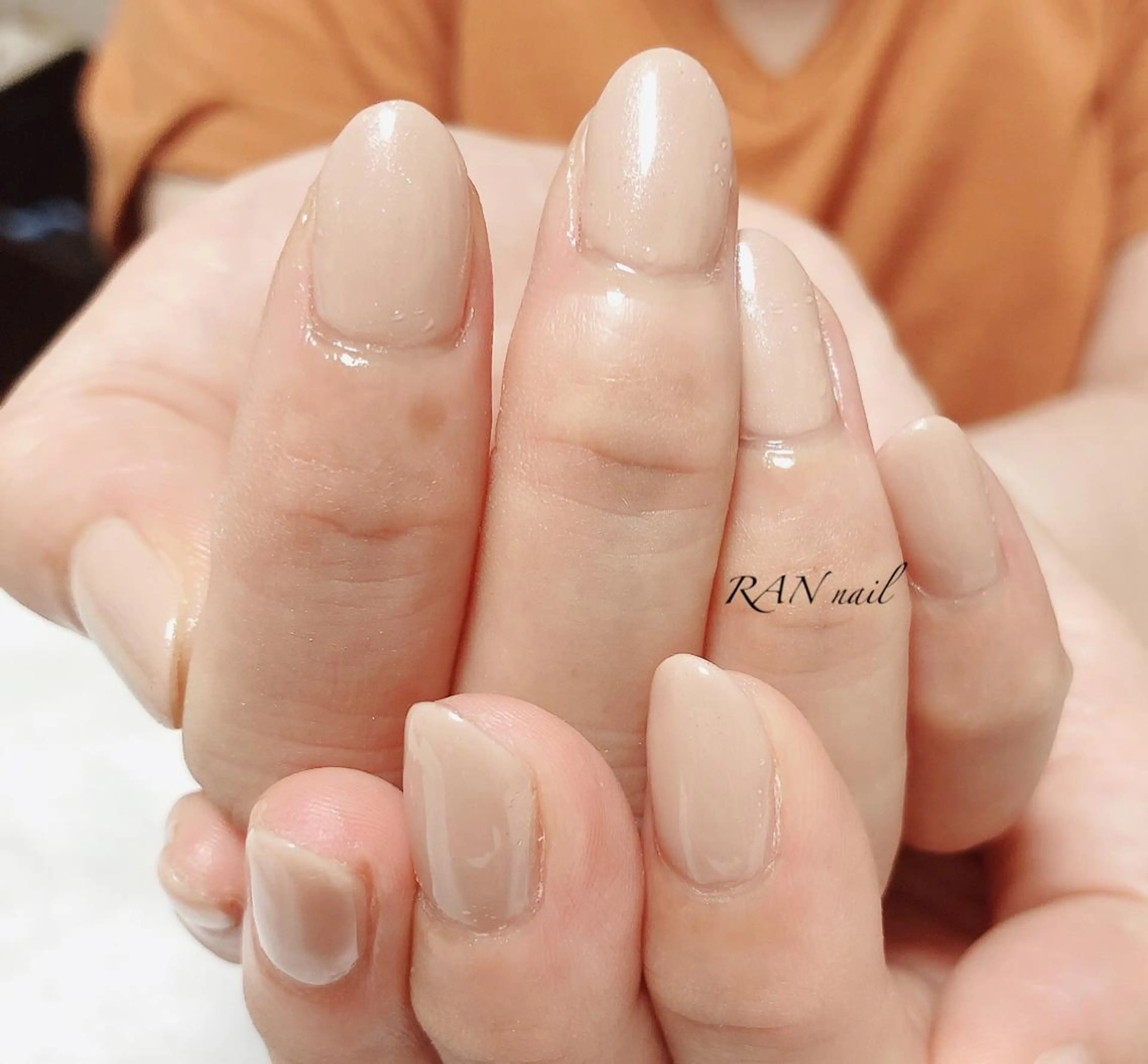 ネイル ジェルネイル ワンカラーネイル パラジェル ハンドネイル フットネイル RAN nail 〜ランネイル〜所属・RAN nailのネイルデザイン