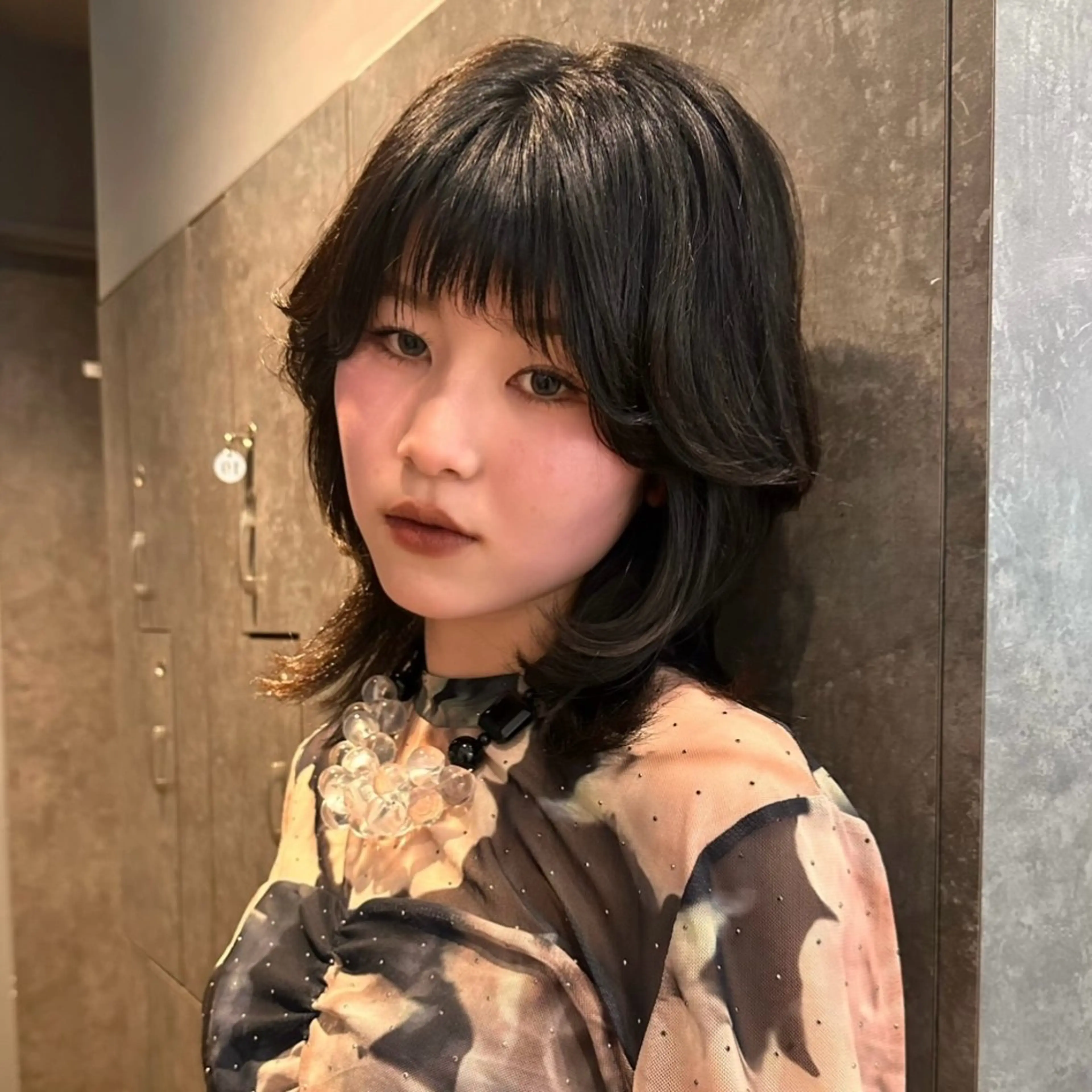 ミディアム ハイレイヤー レイヤーカット 似合わせカット 似合わせカット/ 🌛Mizukiのヘアスタイル