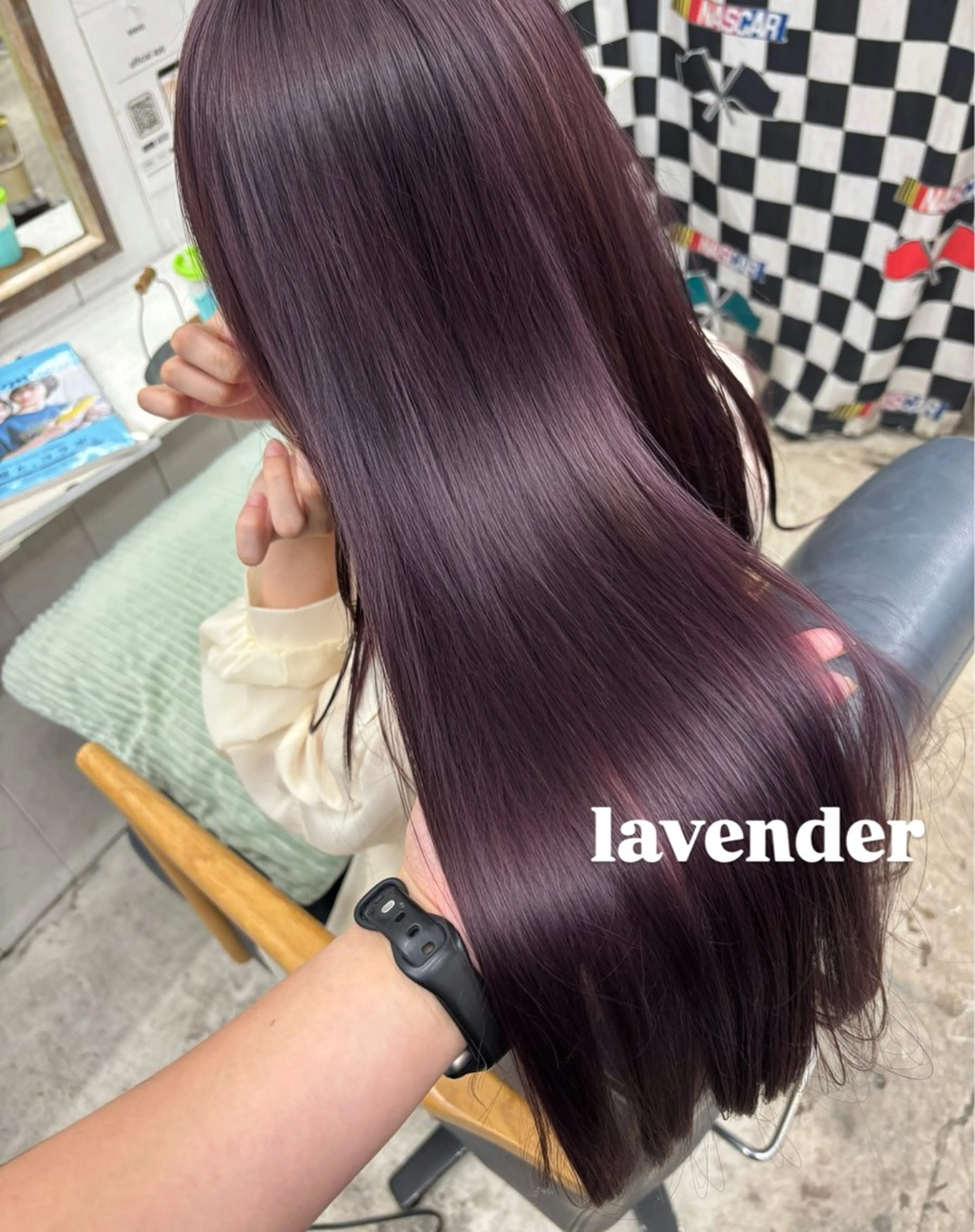 ロング カラー カット ヘアカラー トリートメント Ann./艶髪 /レイヤーカットのヘアスタイル