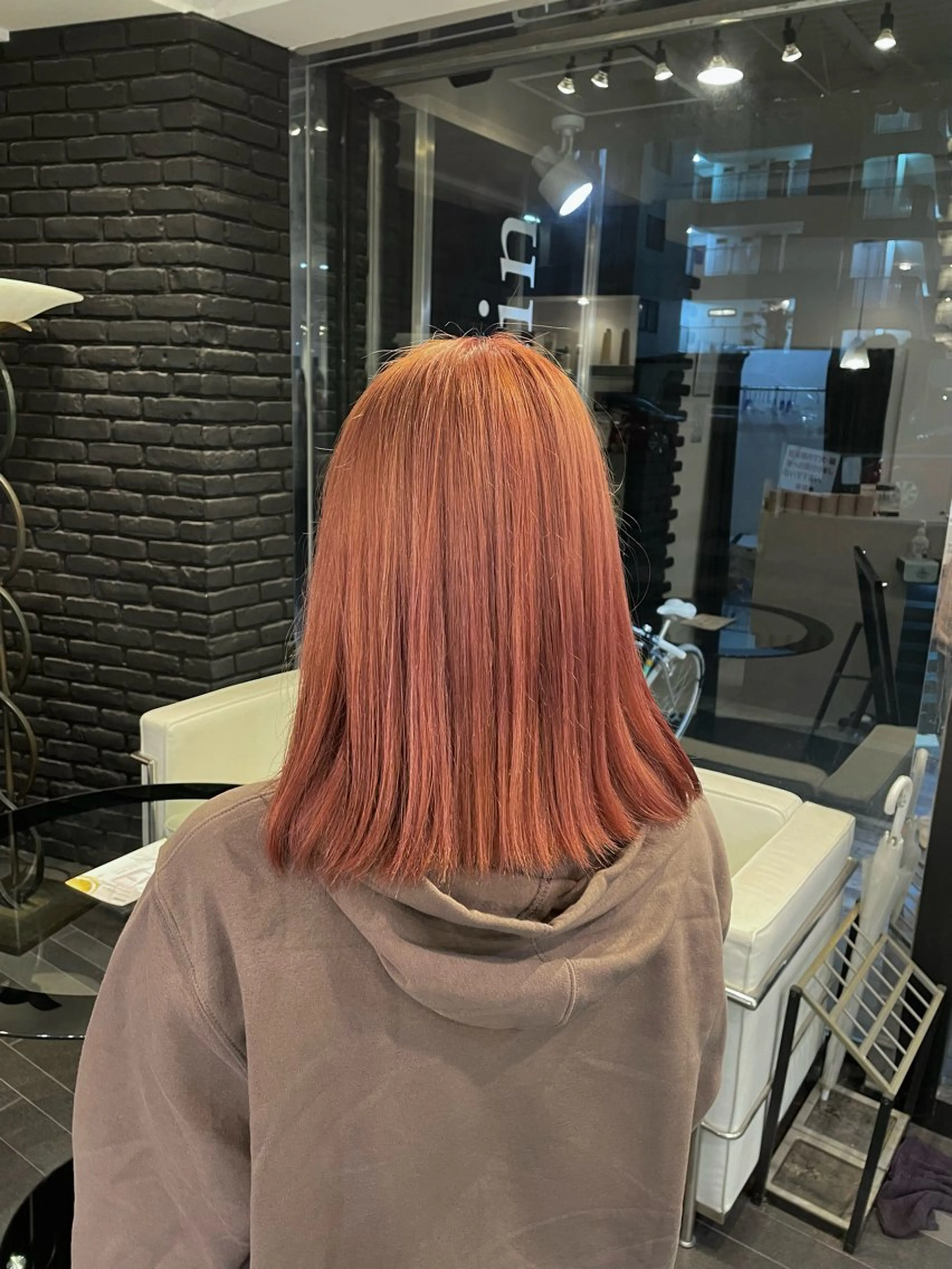 セミロング カラー ベージュカラー ピンクカラー ピンクベージュ ヘアカラー AINE 🧚🏻‍♀️のヘアスタイル