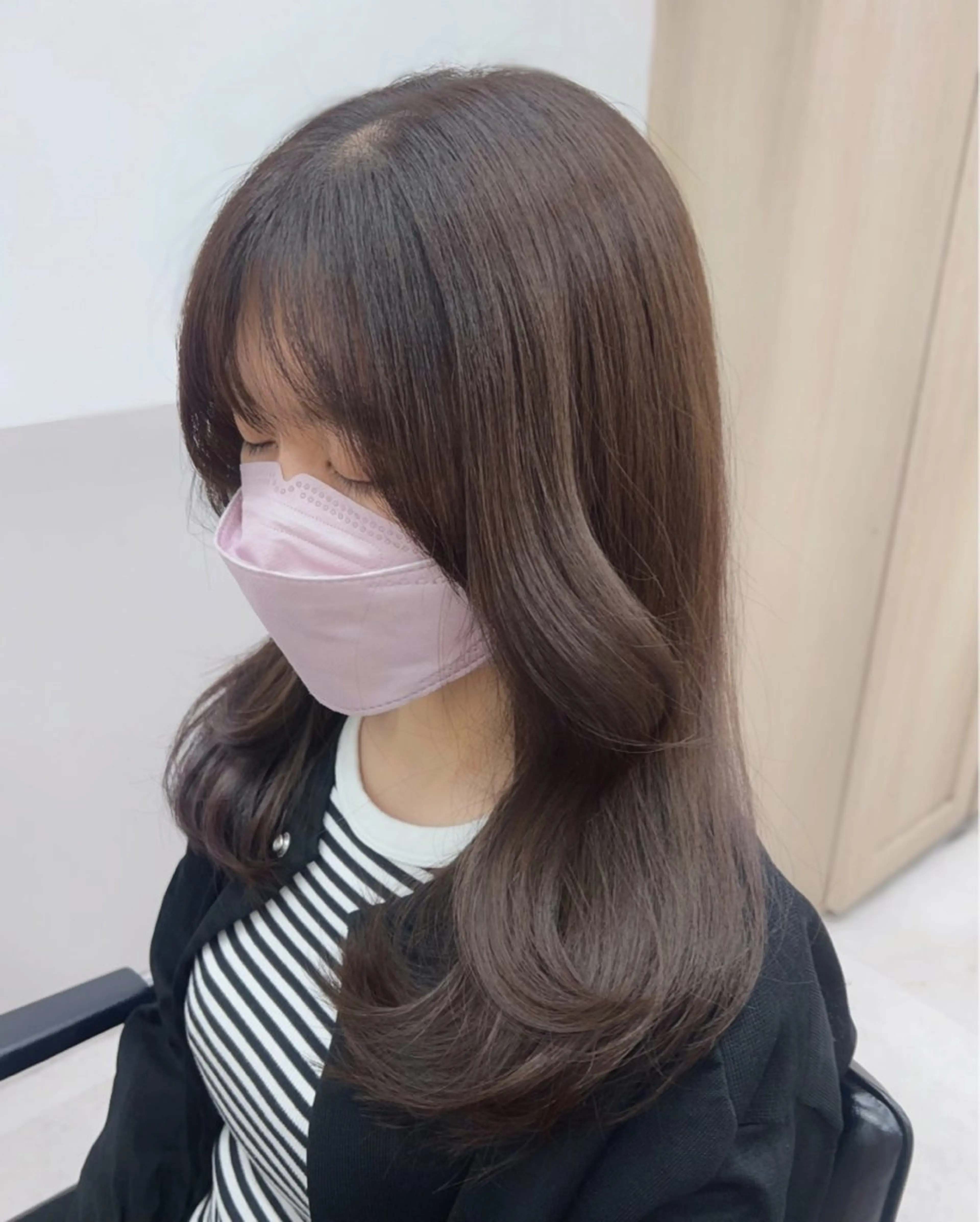 ミディアム 大人韓国ヘア🎀 しょうこLuanaのヘアスタイル