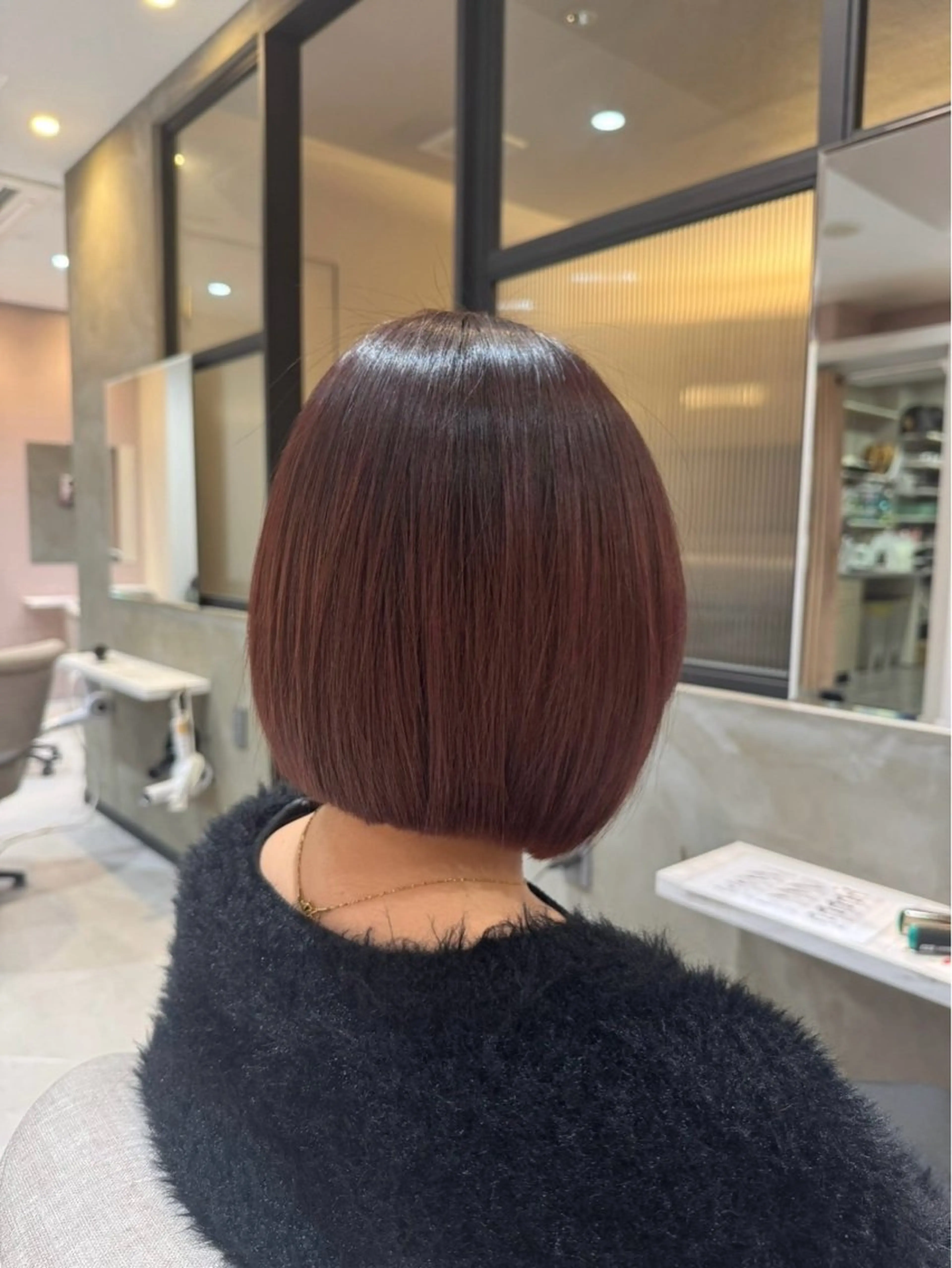 ショート 💎曲がる縮毛矯正 💎透明感カラー/のヘアスタイル