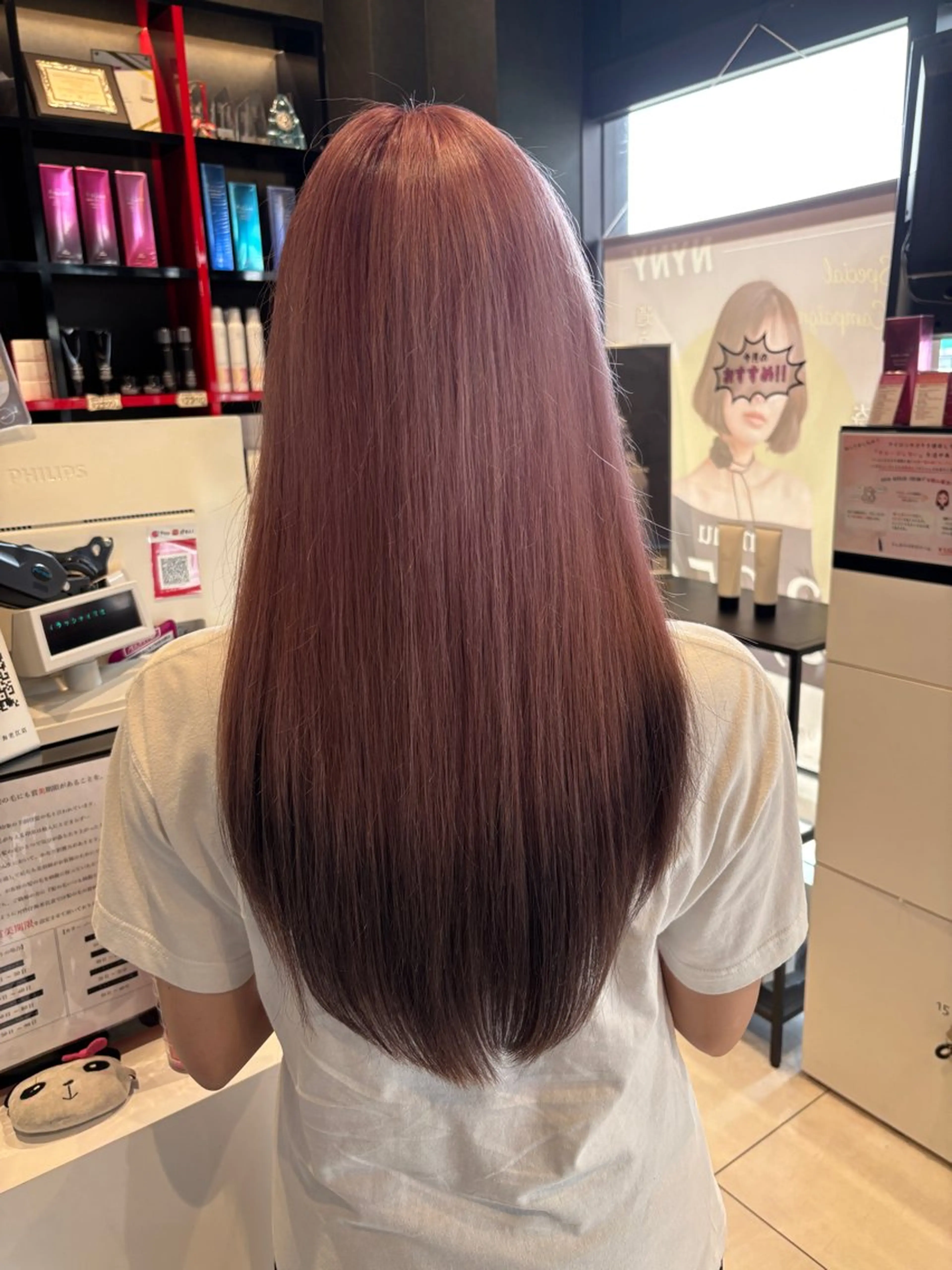 ロング カラー ダブルカラー グラデーションカラー レイヤーカット ヘアカラー トリートメント ブリーチ/ヘアケア/ 艶髪/イギチハルのヘアスタイル