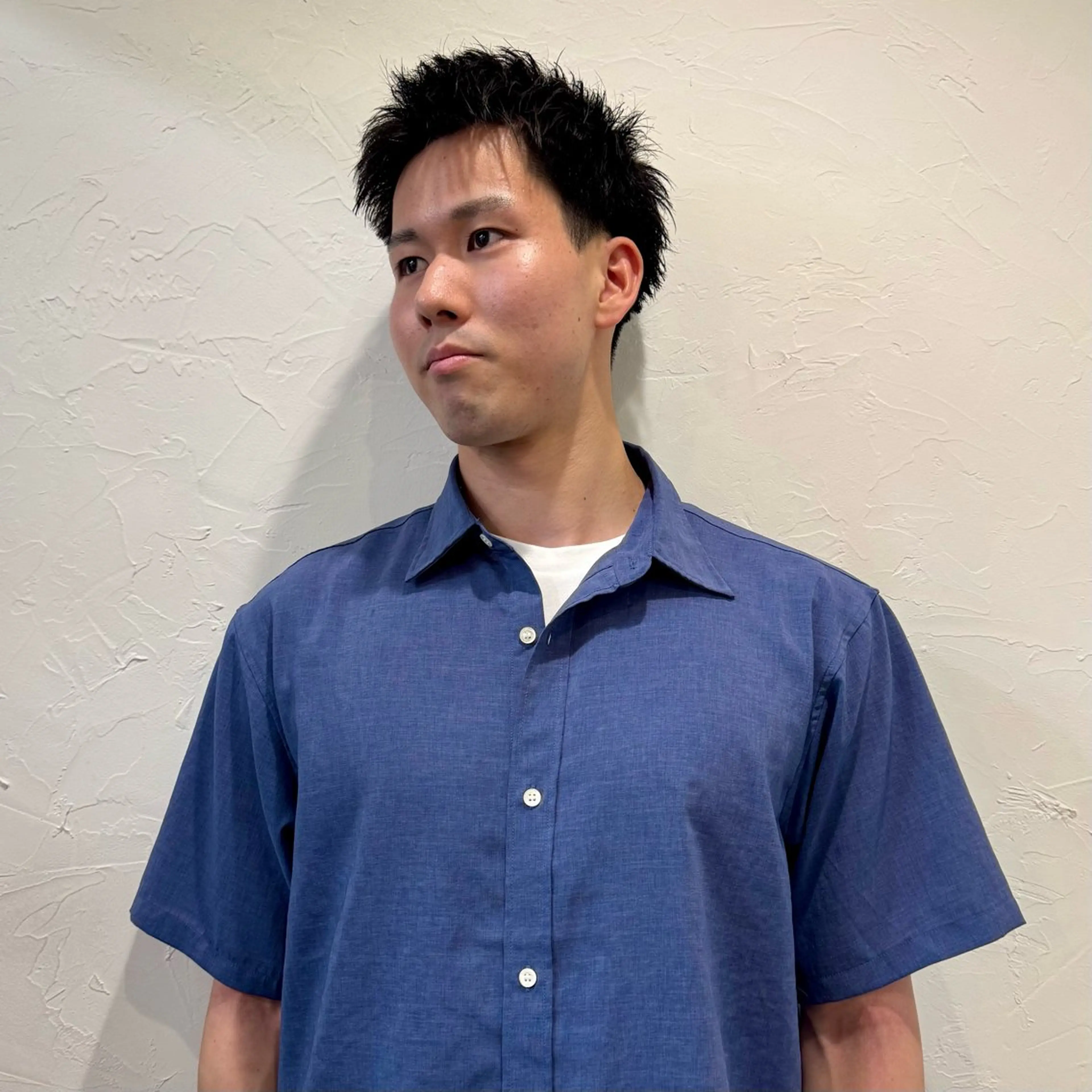 ショート メンズ アップバング メンズ就活ヘア メンズパーマ メンズショート スパイキーショート 【池袋/スパイキー ショート】ⓝⓘⓜⓤのヘアスタイル