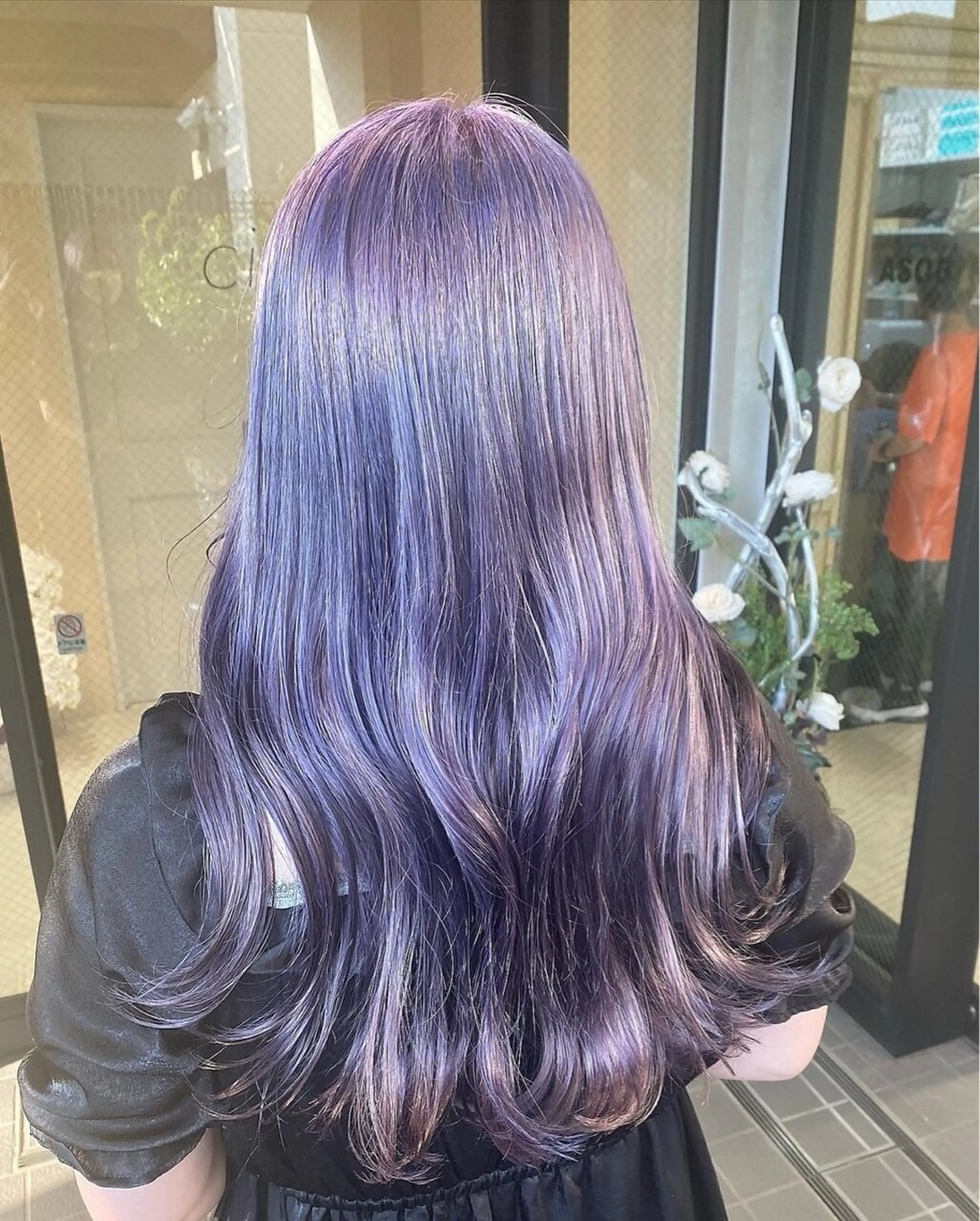 ロング カット ヘアカラー トリートメント 透明感カラー/ kazusaのヘアスタイル