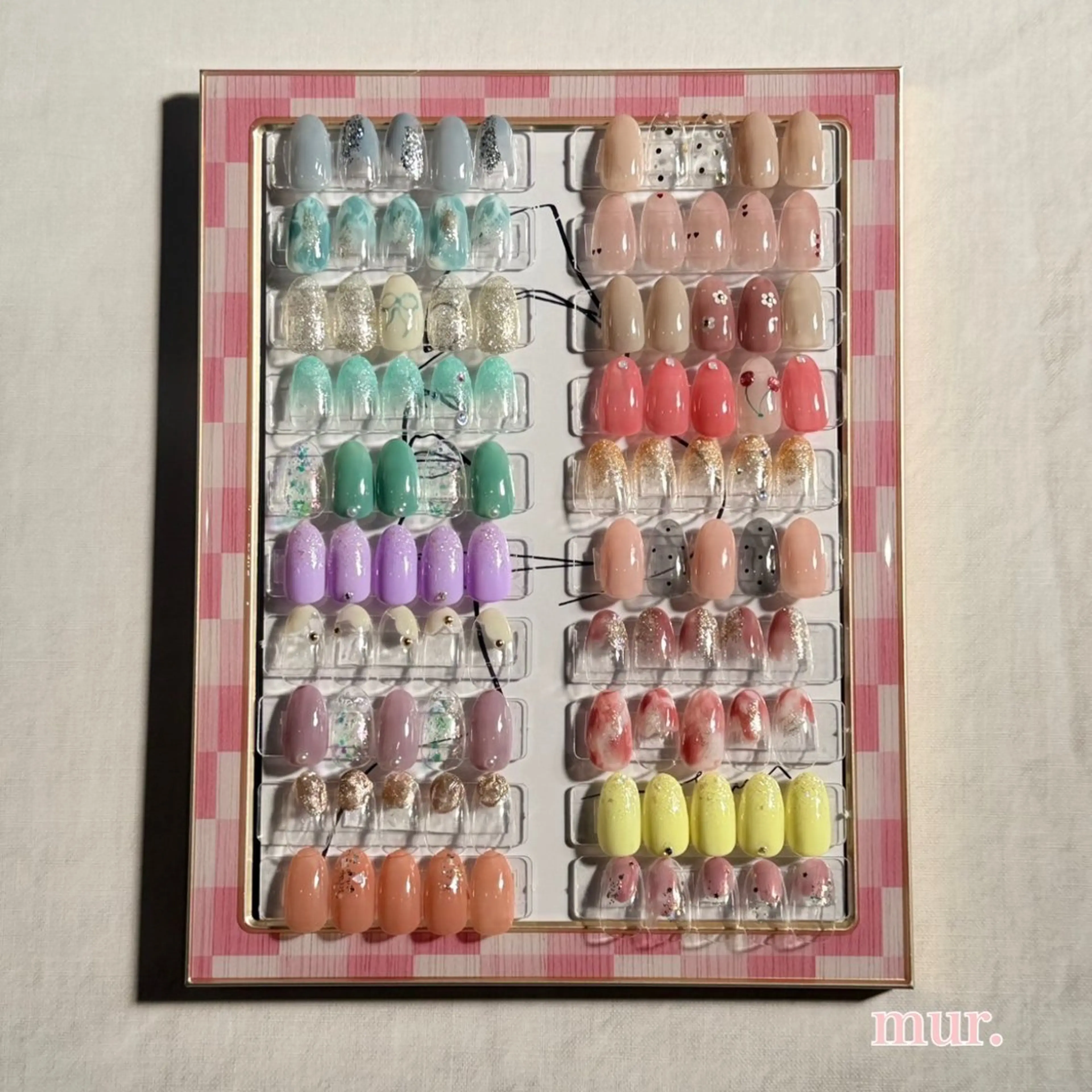 ネイル アートネイル 春ネイル ハンドネイル nailsalon mur.のネイルデザイン