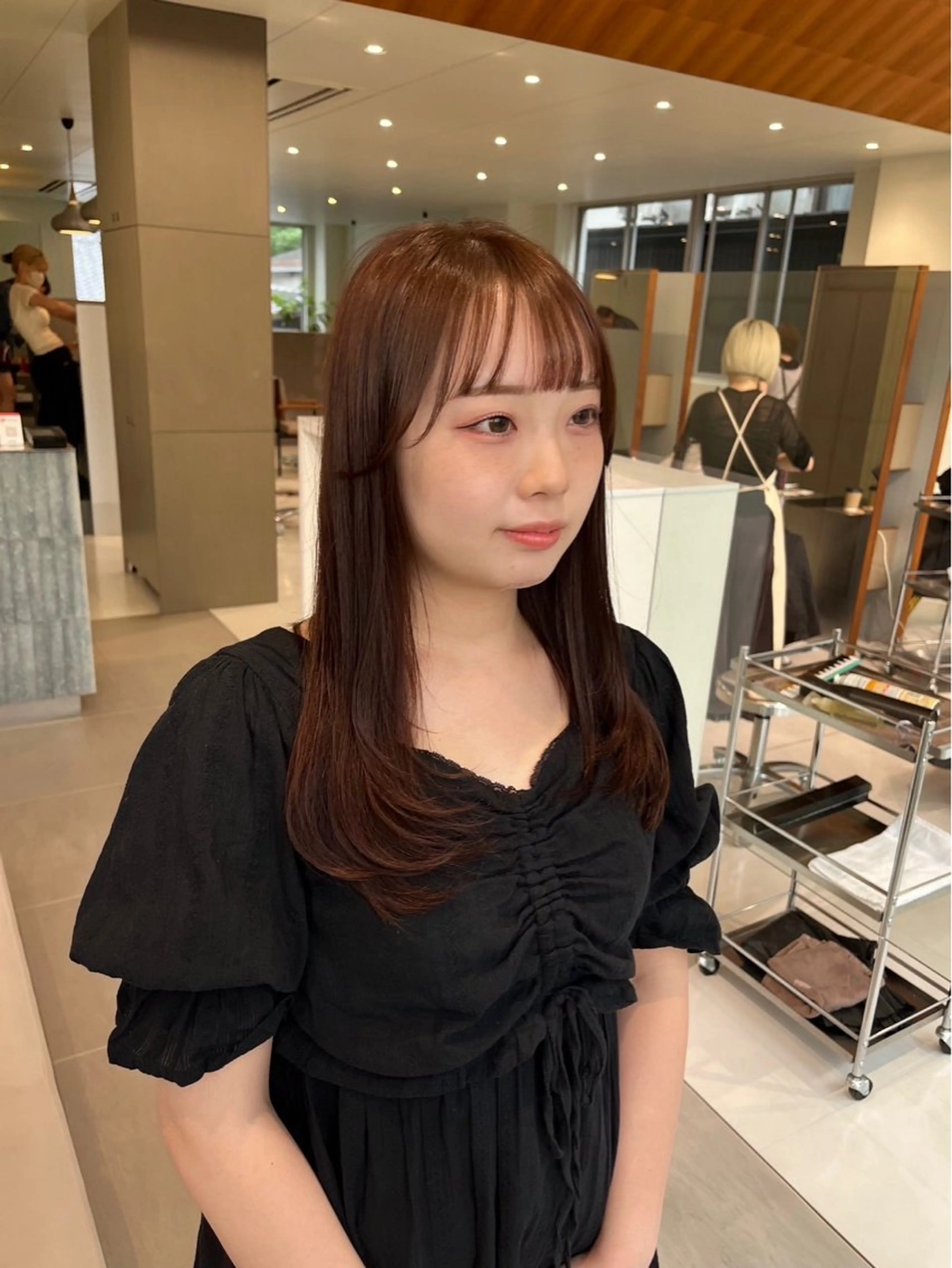 ロング カラー ブラウンカラー トリートメント 透明感似合わせカラー 🍀あかり🍀のヘアスタイル