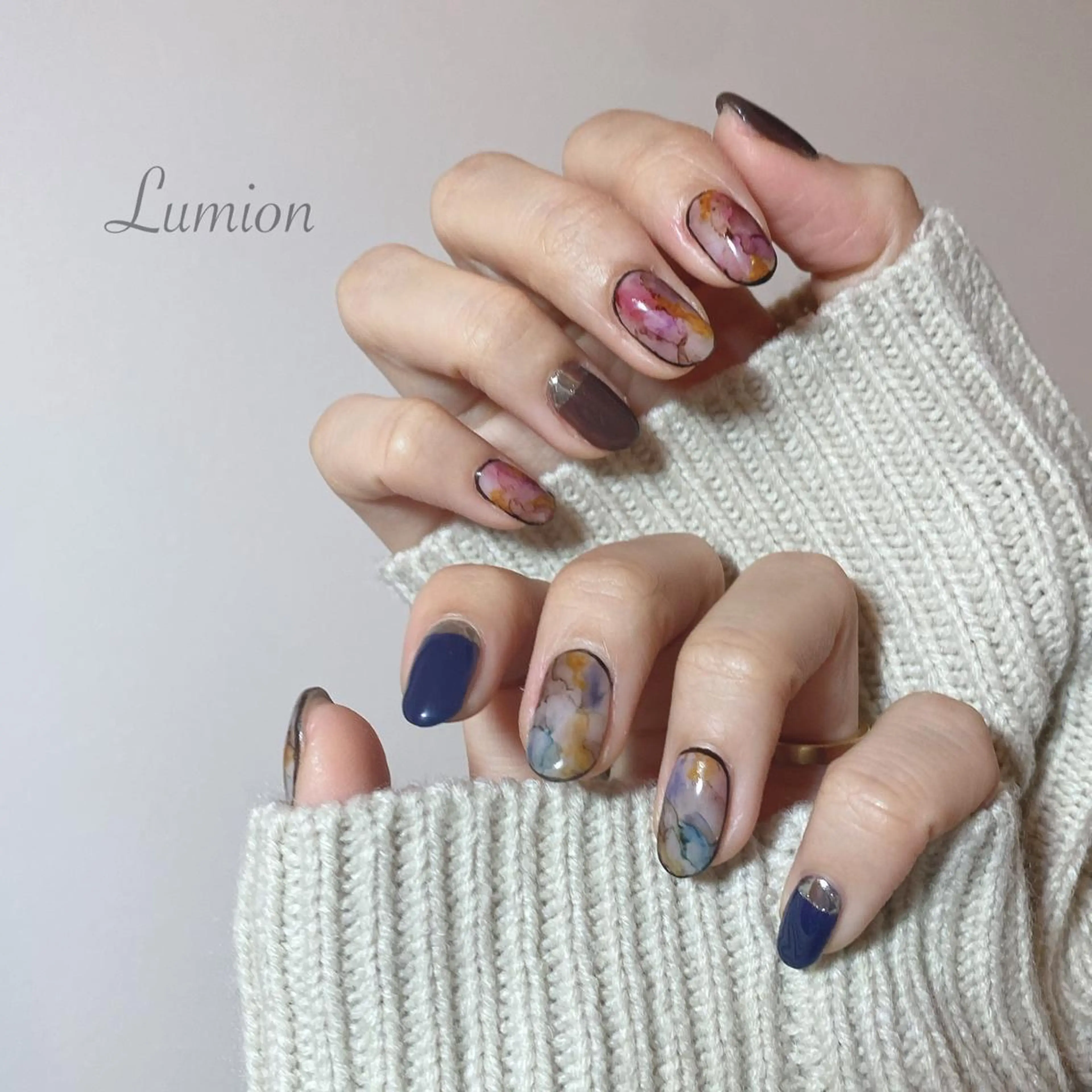 ネイル ハンドネイル nailroom Lumionのネイルデザイン