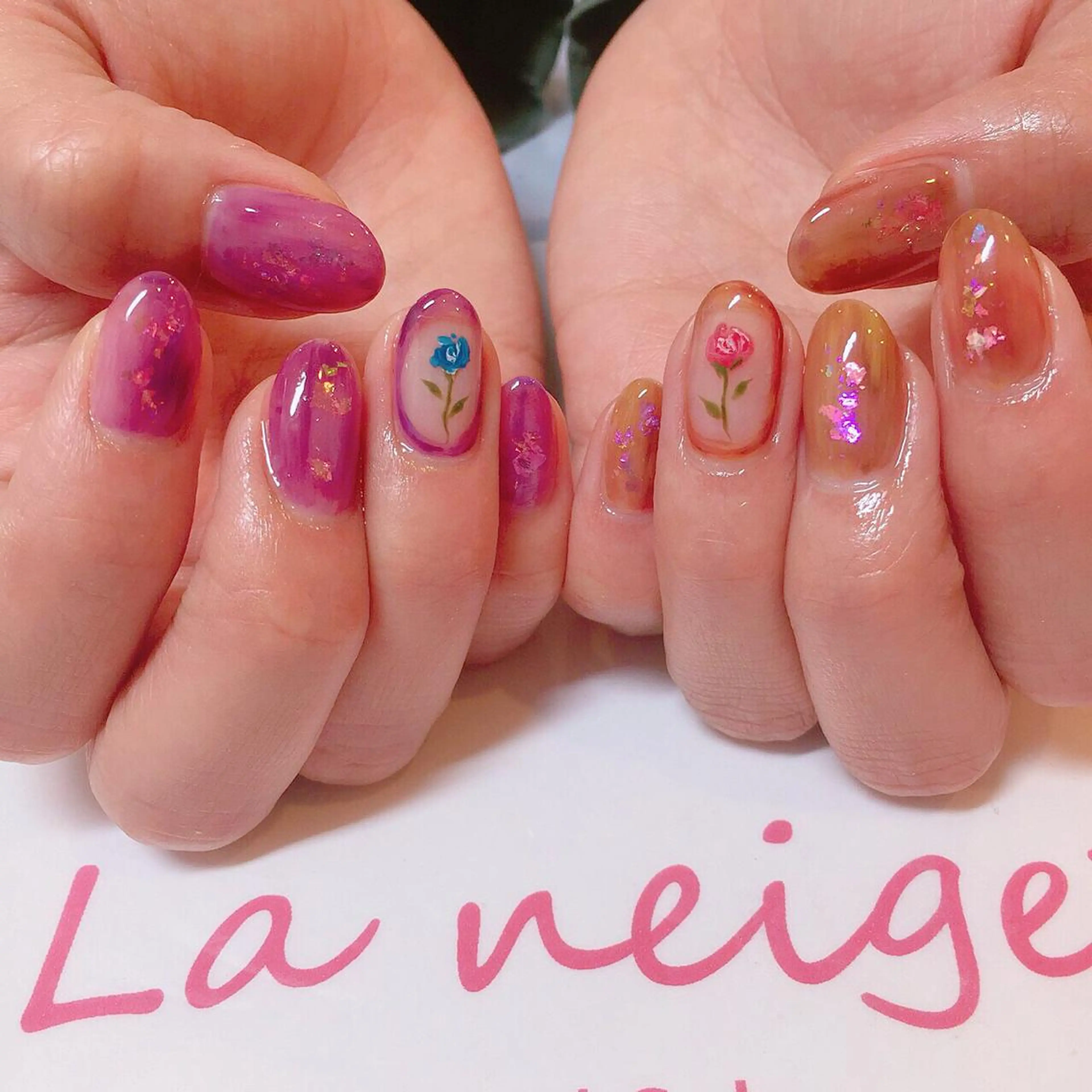 ネイル La neige* yuki 🐩🌙のネイルデザイン