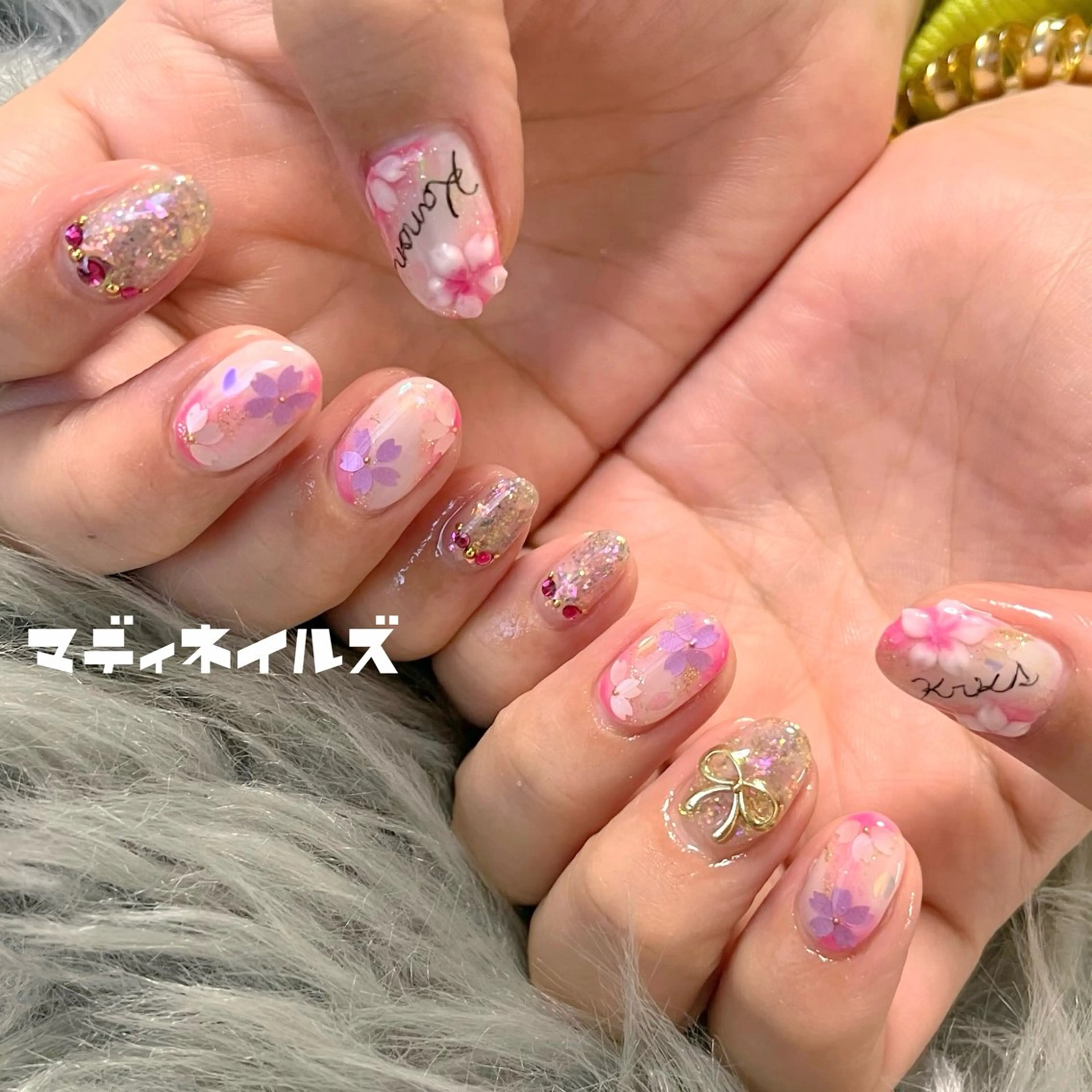 ネイル 入学式 MADDYNAILS ✴︎柏痛ネイルのネイルデザイン