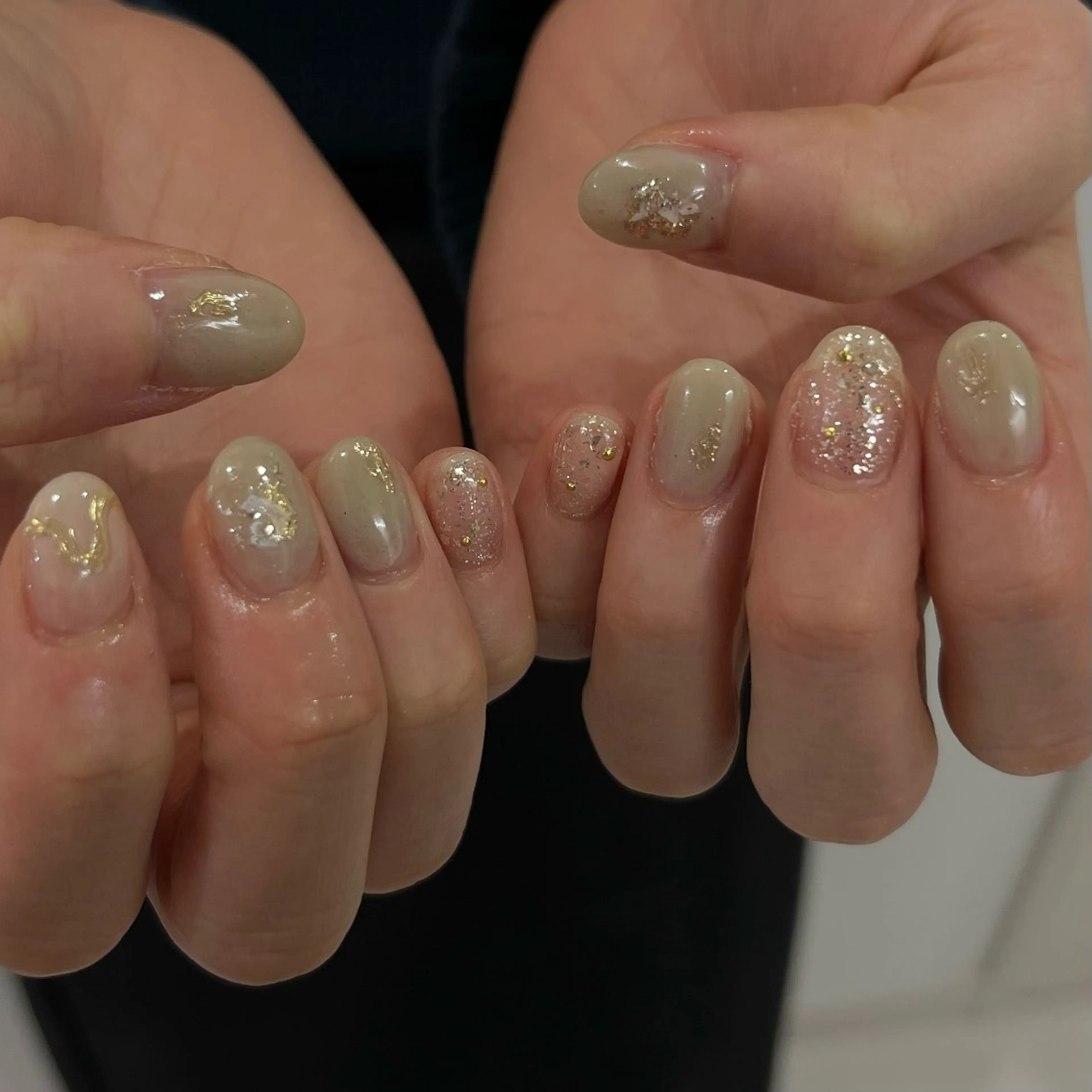 ネイル Ray. ちゅるん系ニュアンスのエステ・リラクイメージ