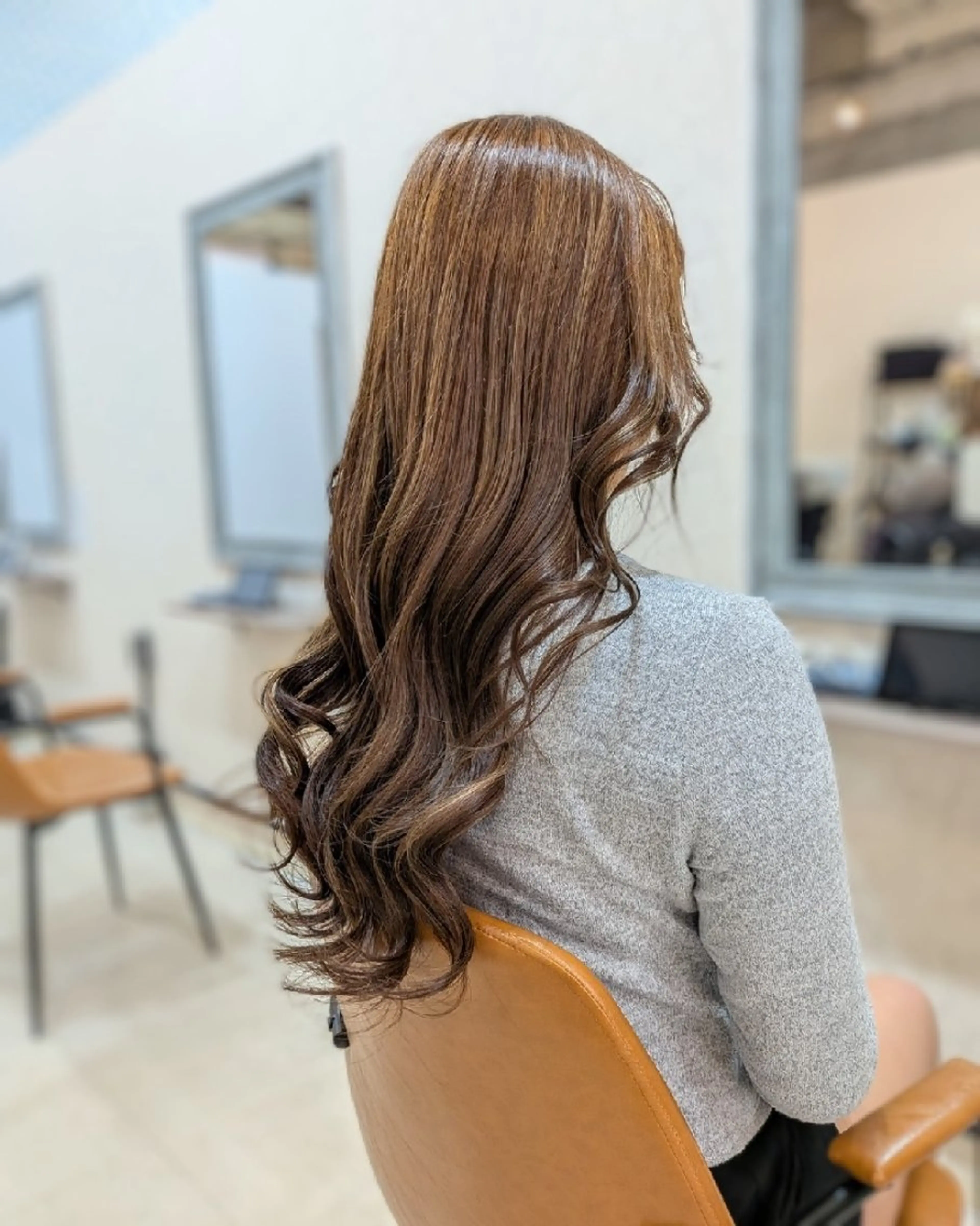 ロング カラー ブリーチ ダブルカラー ブリーチなしカラー ヘアカラー トリートメント nico ニコのヘアスタイル