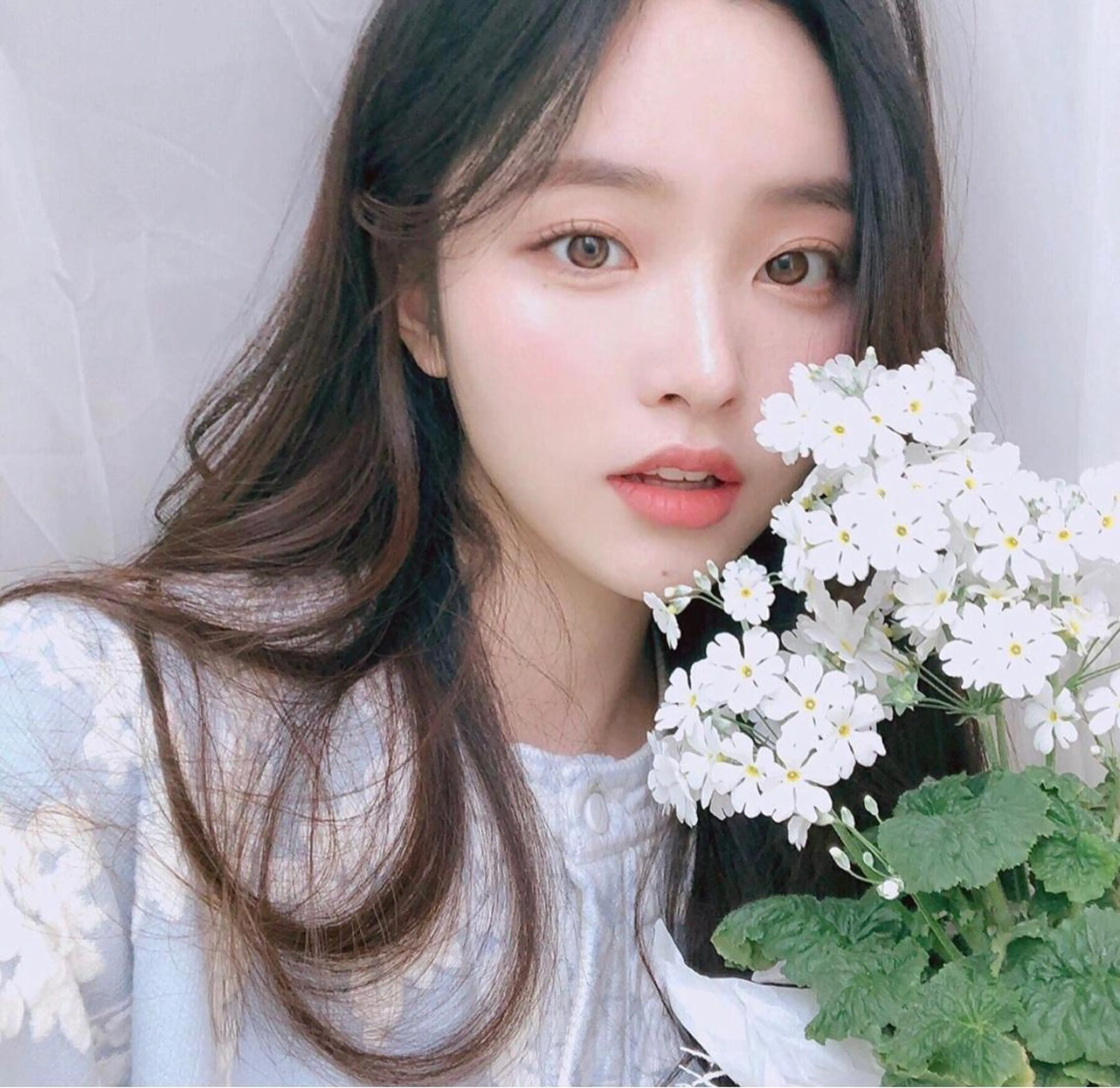 ロング カラー カット Sana / 韓国ヘア / カラーのヘアスタイル