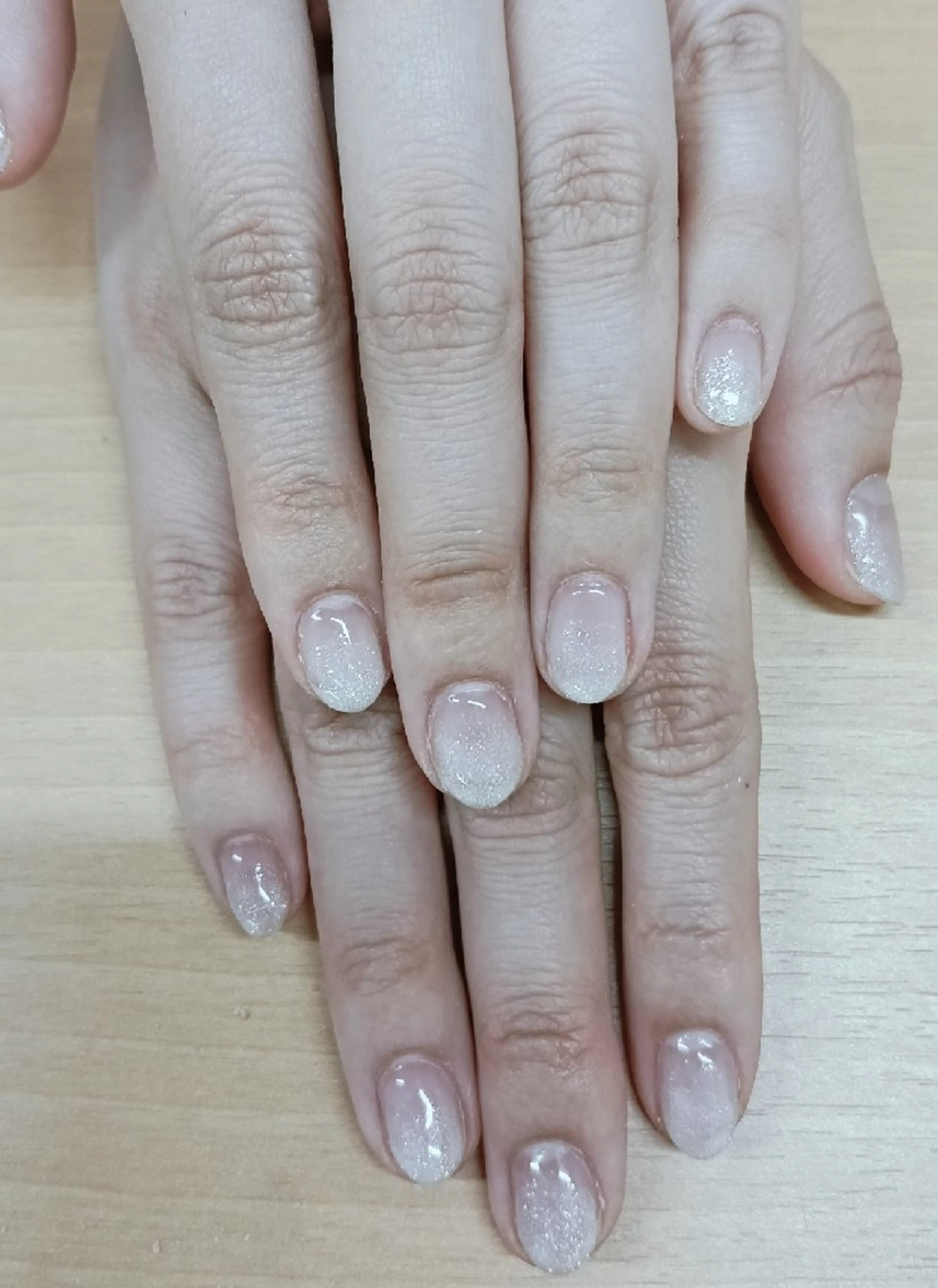 ネイル グラデーション ラメ(グリッター) ラメグラデーション アオイ‪ 🐹 prish 練習生のネイルデザイン