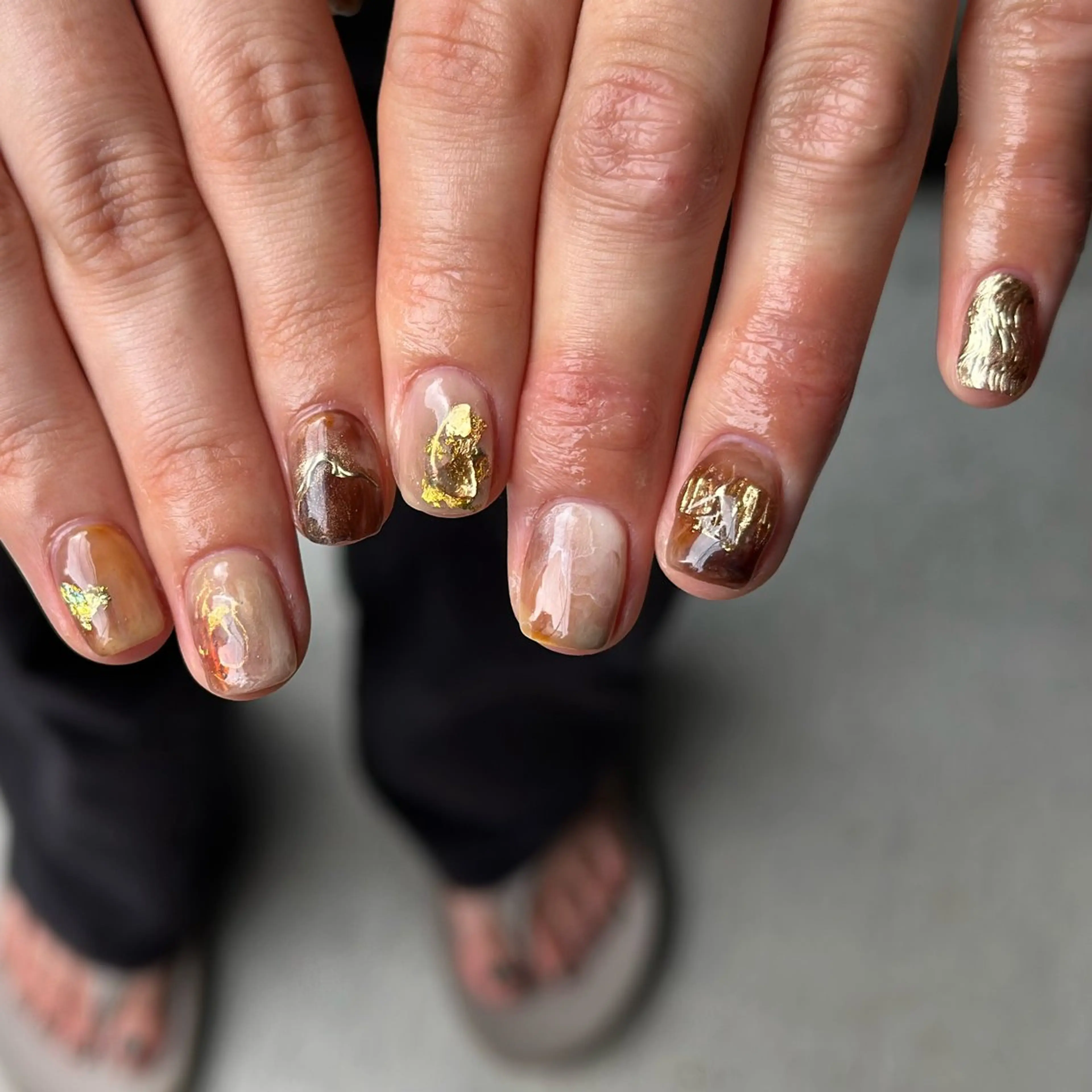 ネイル ニュアンスネイル ハンドネイル chinois (シノワ)のネイルデザイン