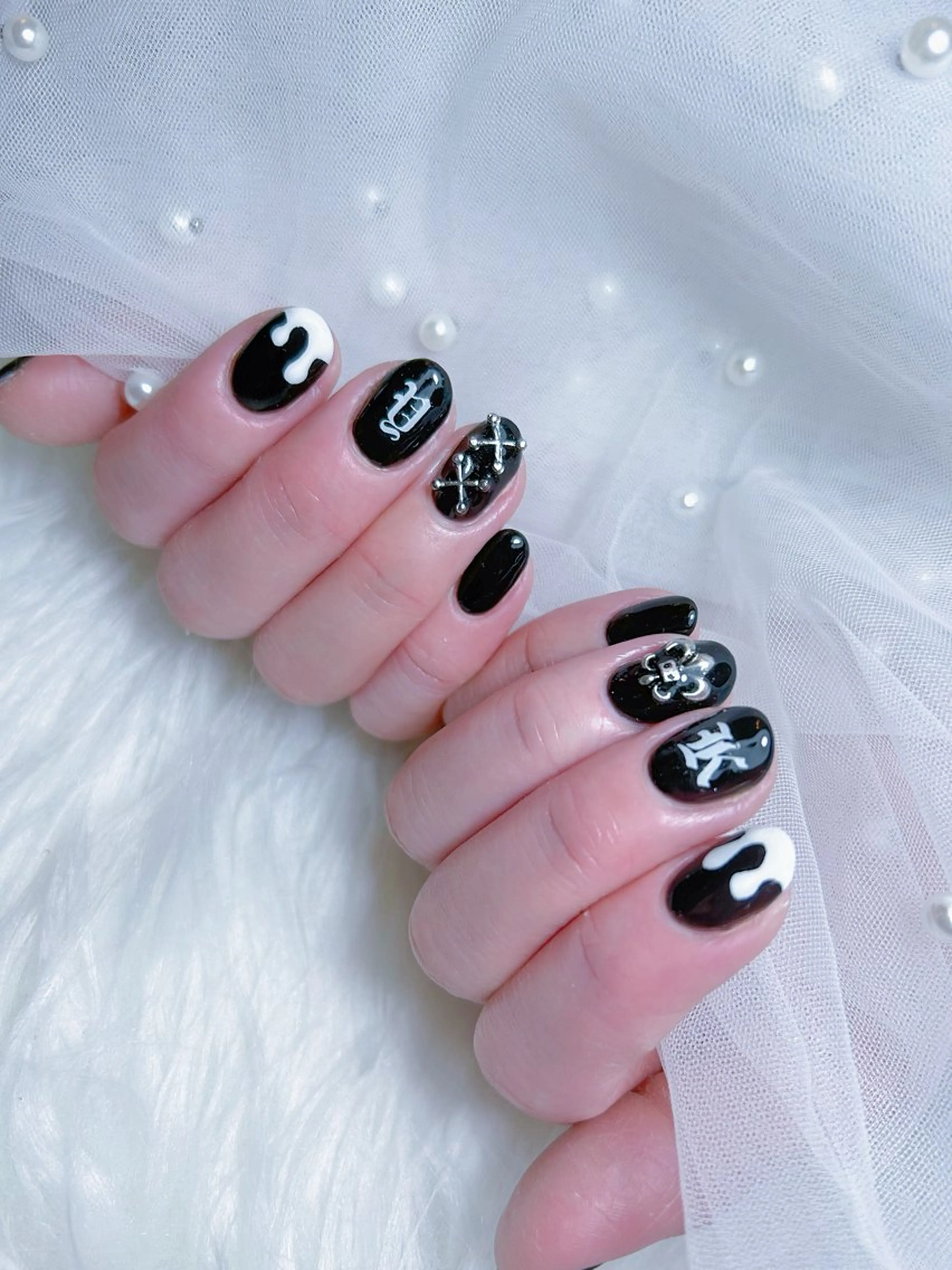 ネイル ハンドネイル Yudia🩵 Yuiのネイルデザイン