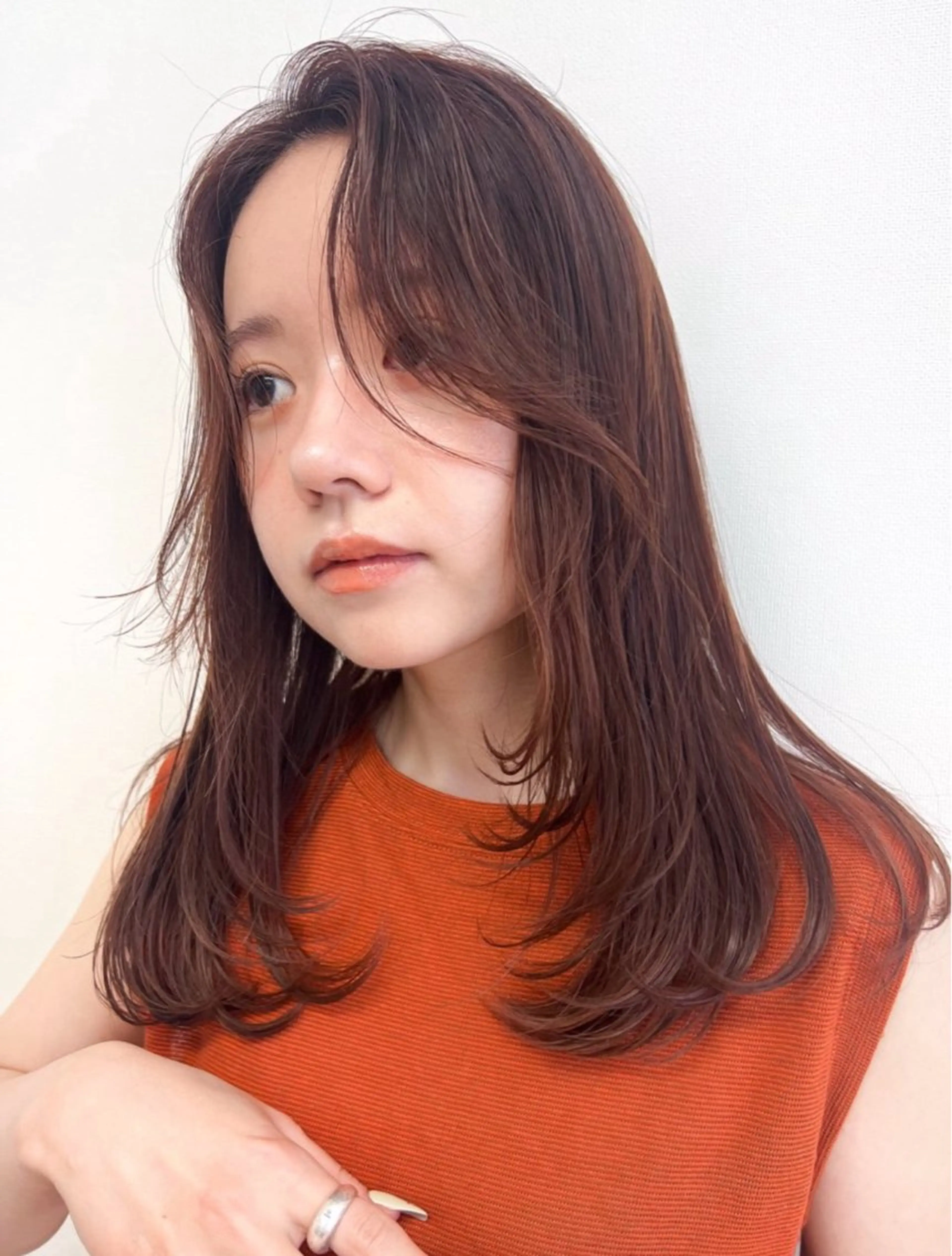 ロング カラー カット ヘアカラー トリートメント レイヤー/艶髪矯正 🪐takushiのヘアスタイル