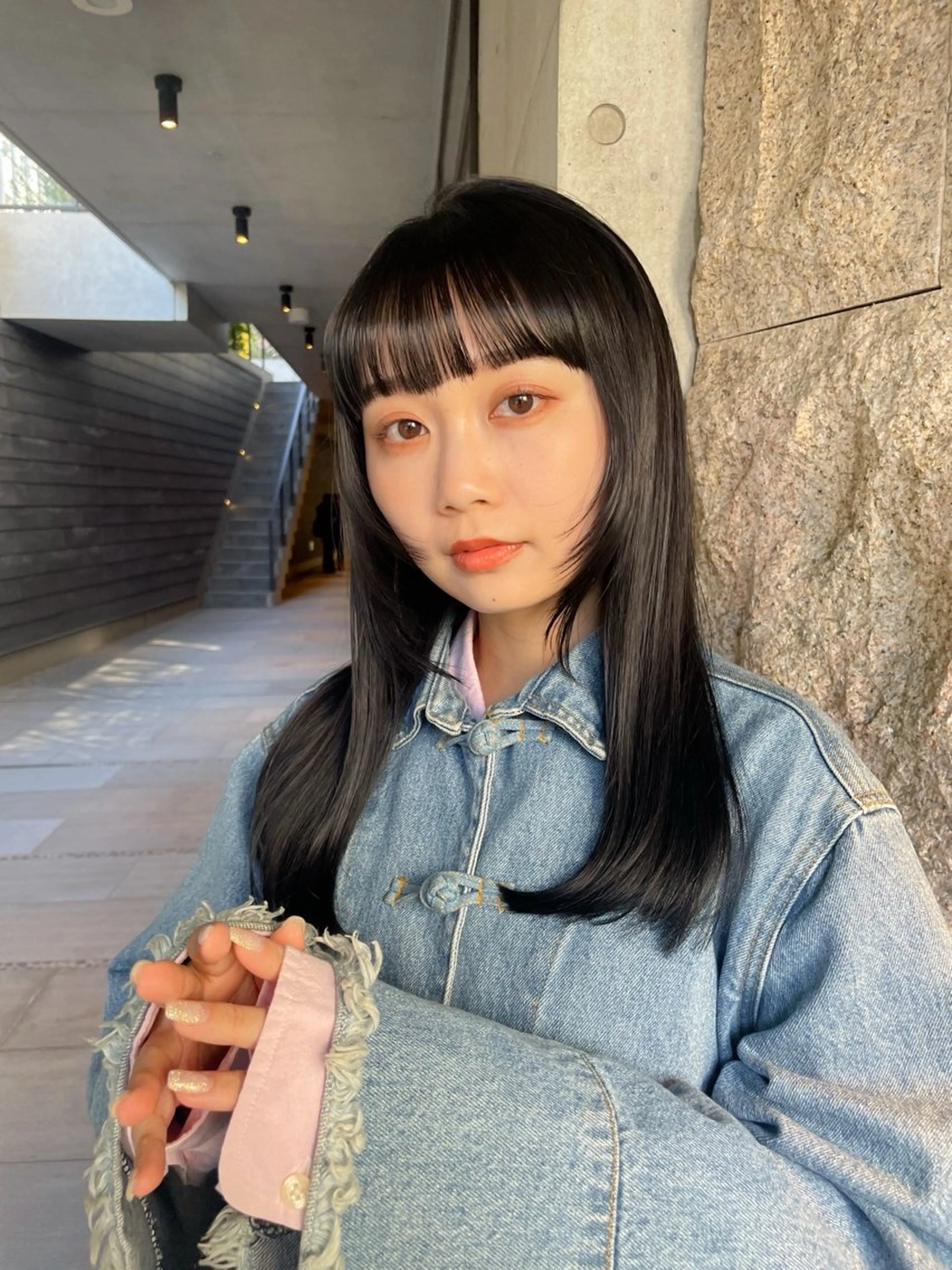 ロング カラー レイヤー/柔らか 透明感カラー/ゆきなのヘアスタイル