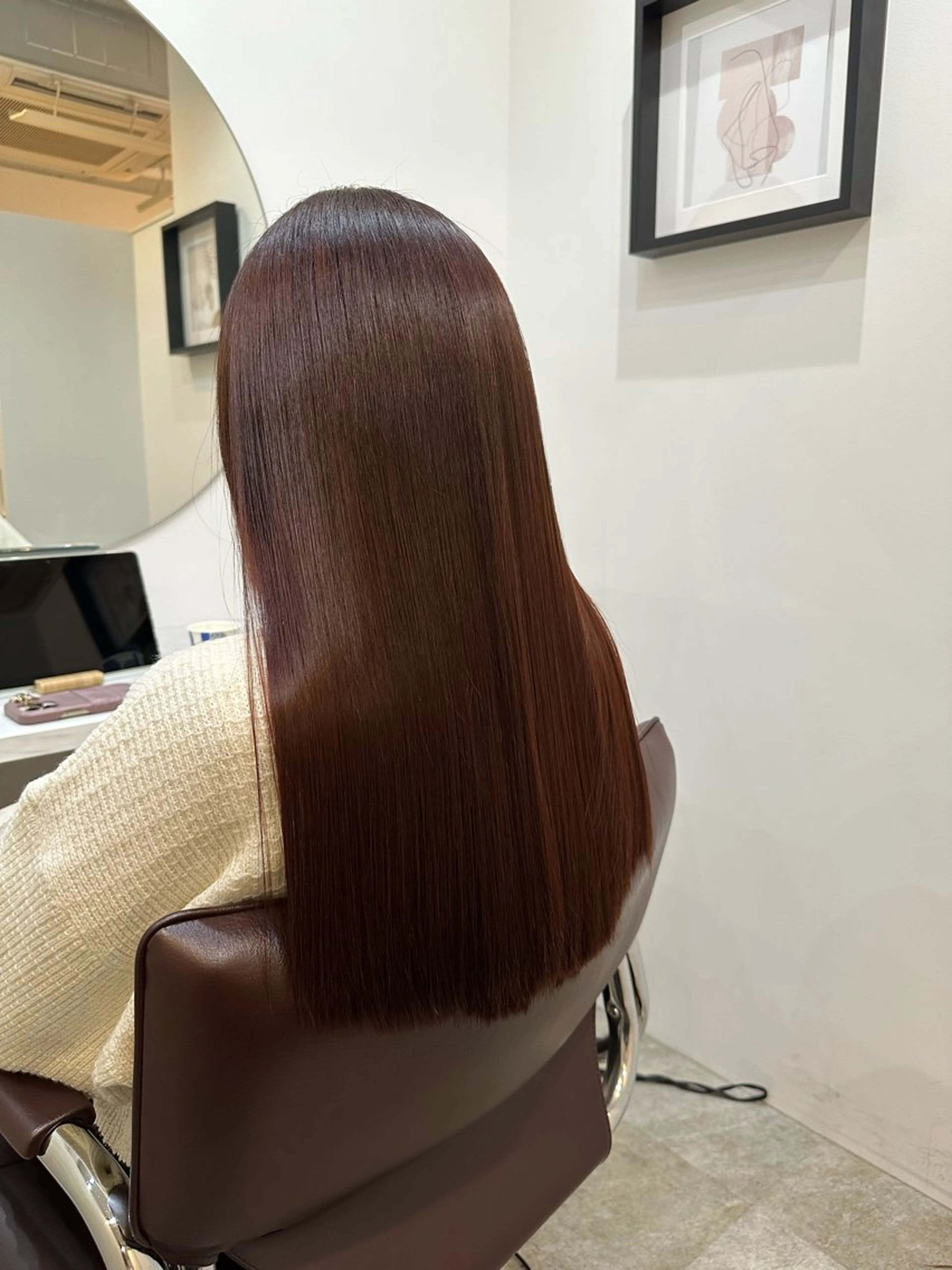 ミニモ限定価格☆人気No.1艶髪♪髪質改善inケアカラー＋カット＋超音波TRの写真