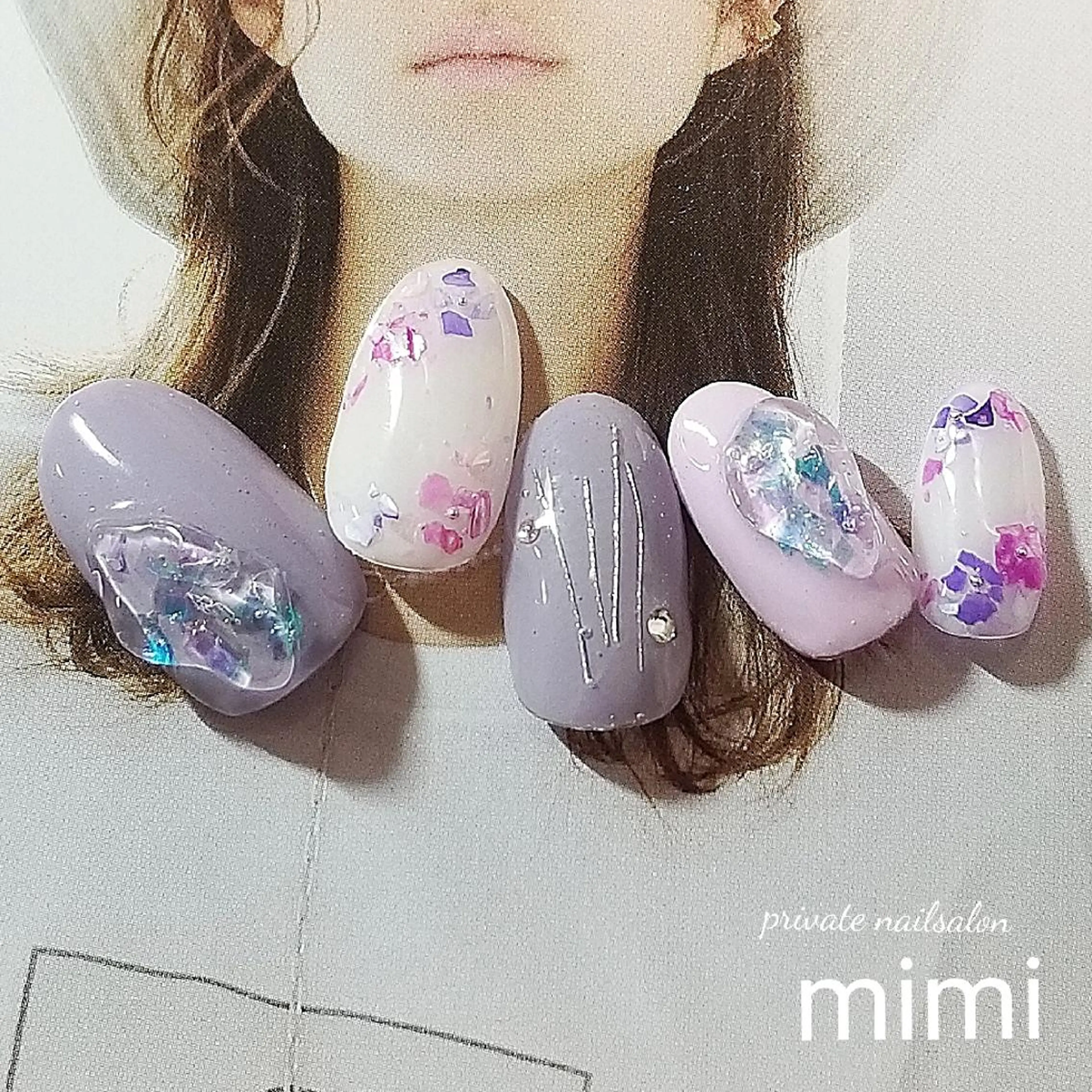 ネイル フラワーネイル 博多ネイル ｍｉｍｉのネイルデザイン