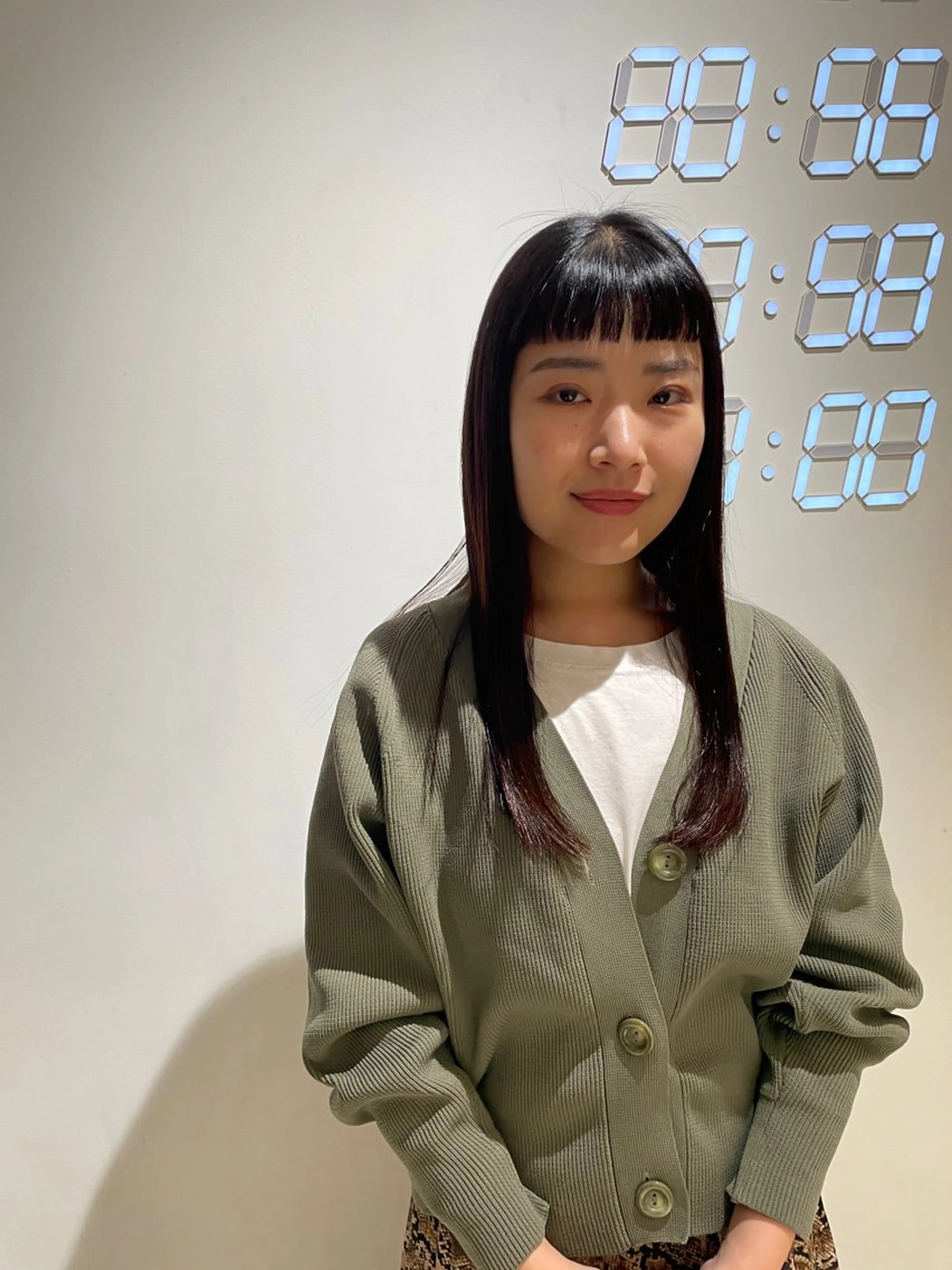 セミロング 縮毛矯正 トリートメント カット 縮毛矯正 トリートメント 🌫️縮毛矯正/髪質 改善/ゆずる🌫️のヘアスタイル