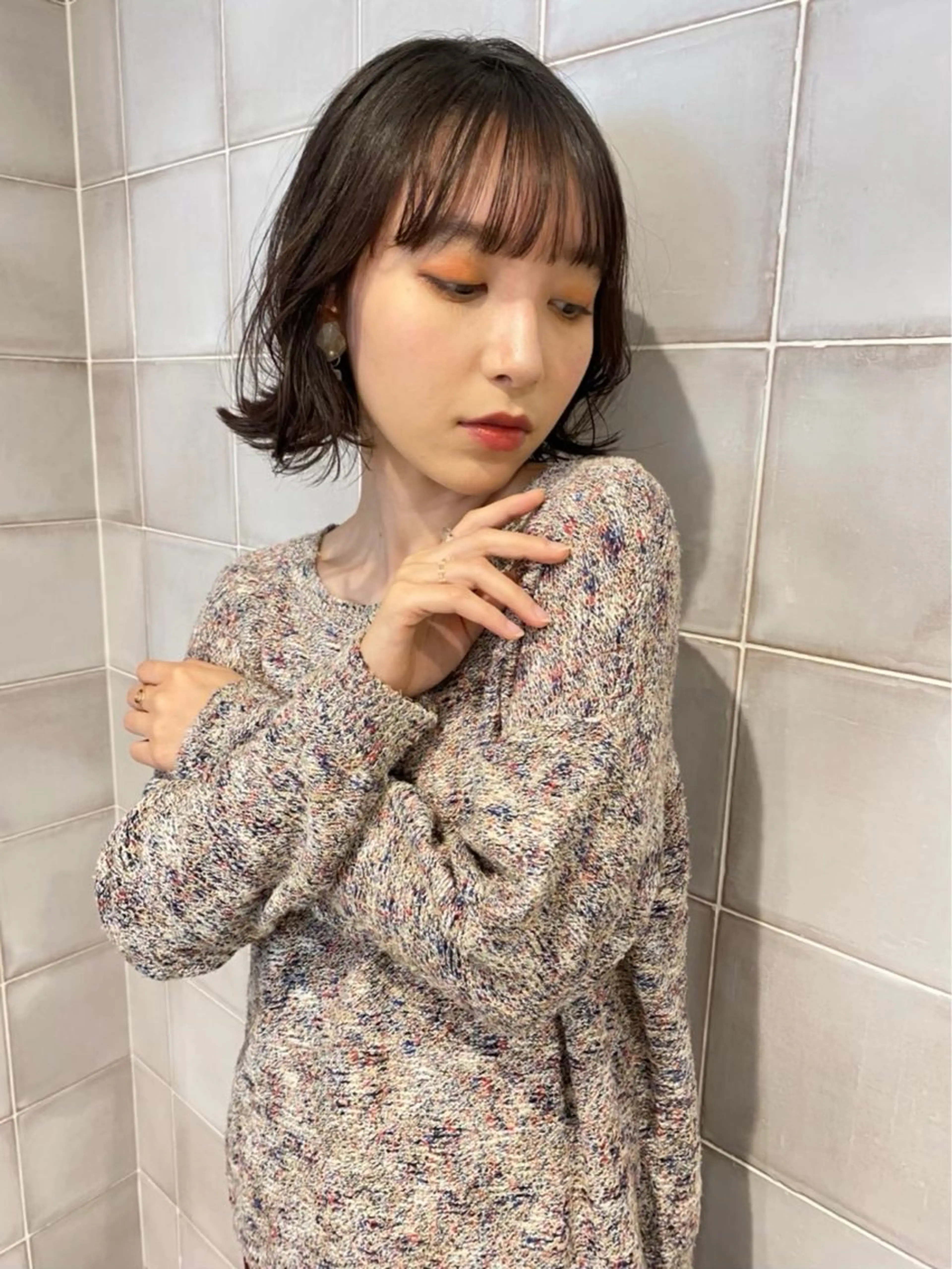 ミディアム カラー 沢井 涼人 ~秋葉原店のヘアスタイル