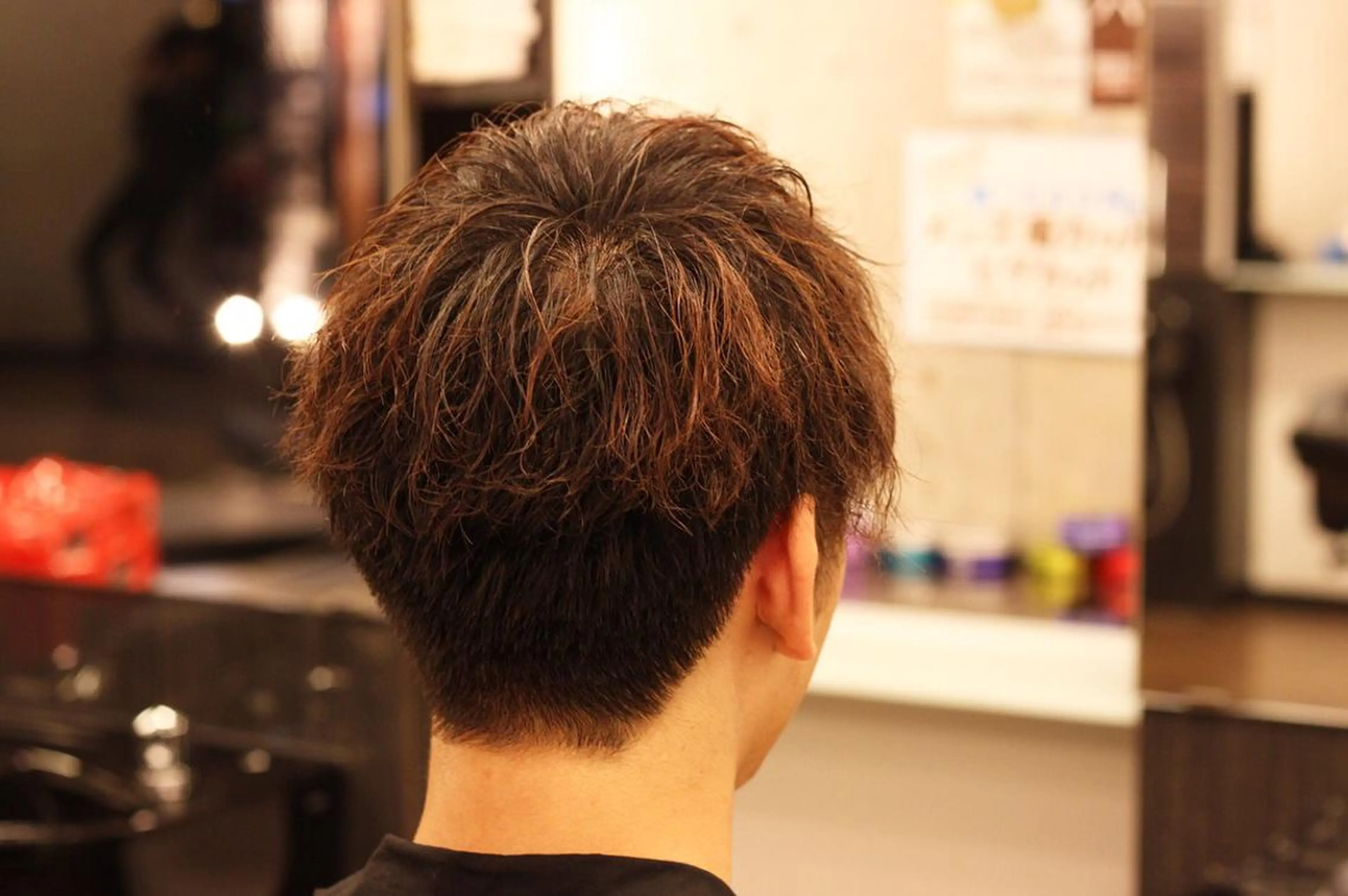 ショート メンズ カット ヘアセット 前田賢生 ご新規様はNGのヘアスタイル