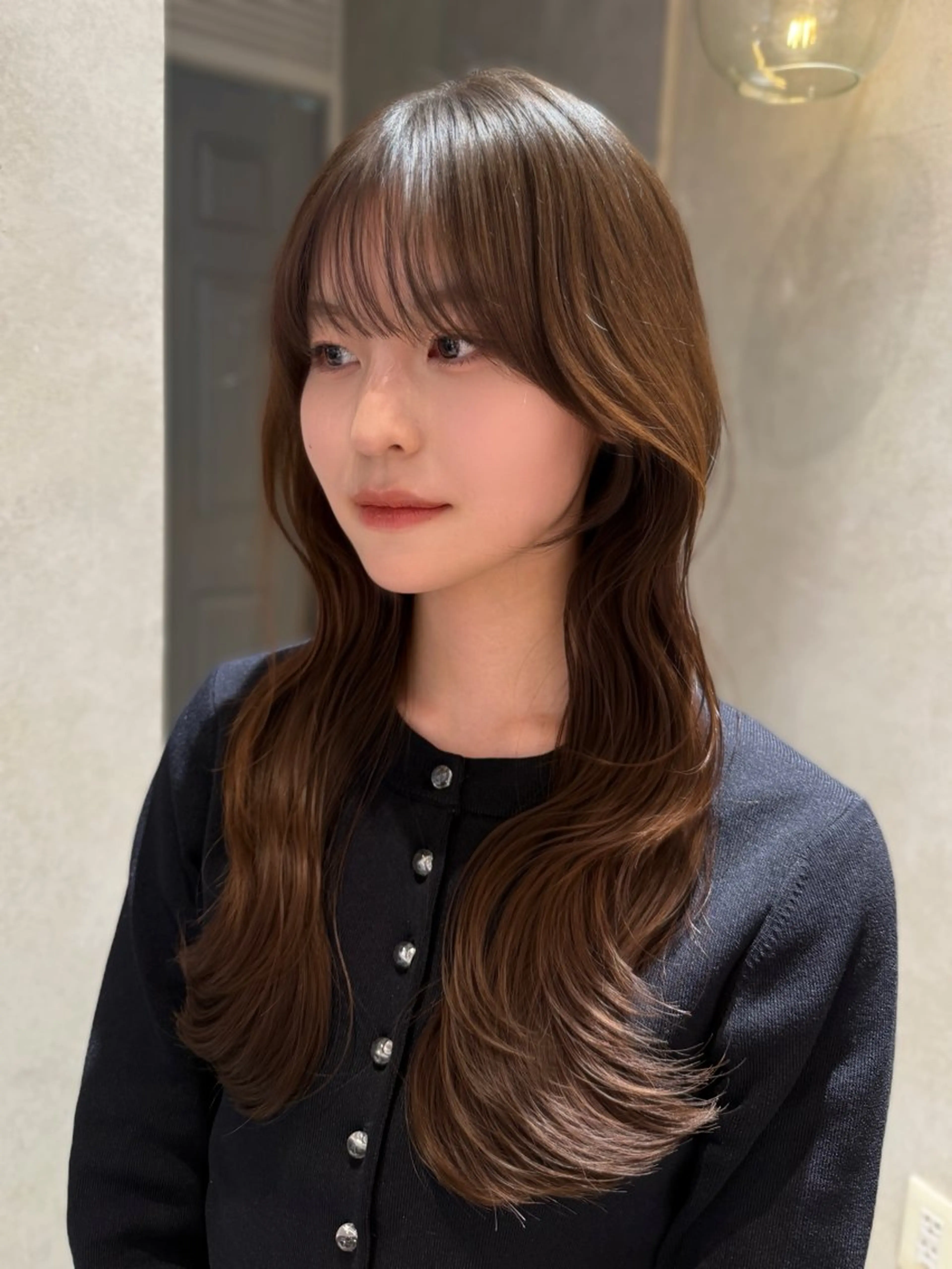 ロング yuuri🎀/大宮 /韓国ヘア/レイヤーのヘアスタイル