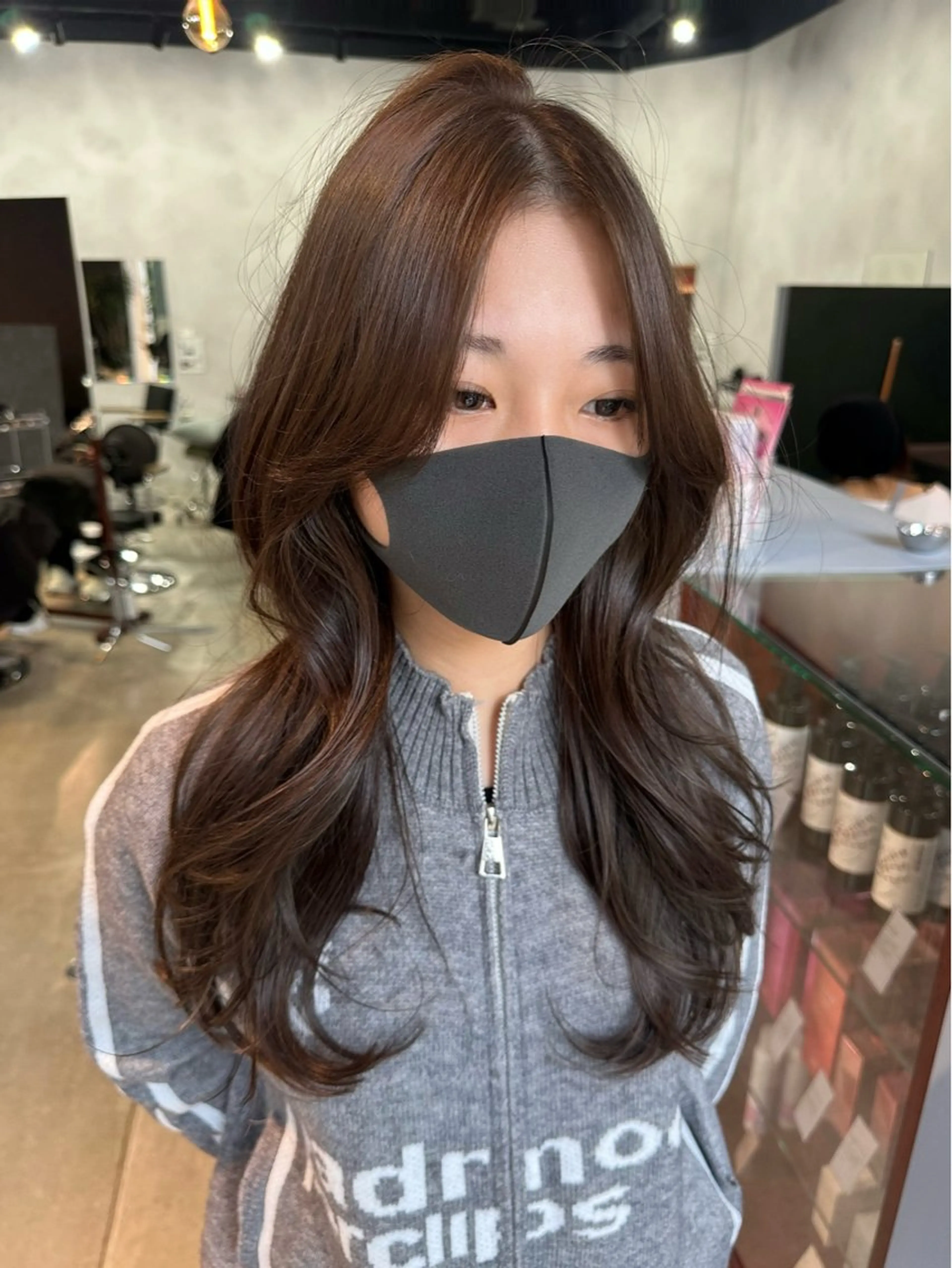 ロング カラー カット ヘアカラー トリートメント レイヤー/ハッシュ 三好悠生のヘアスタイル