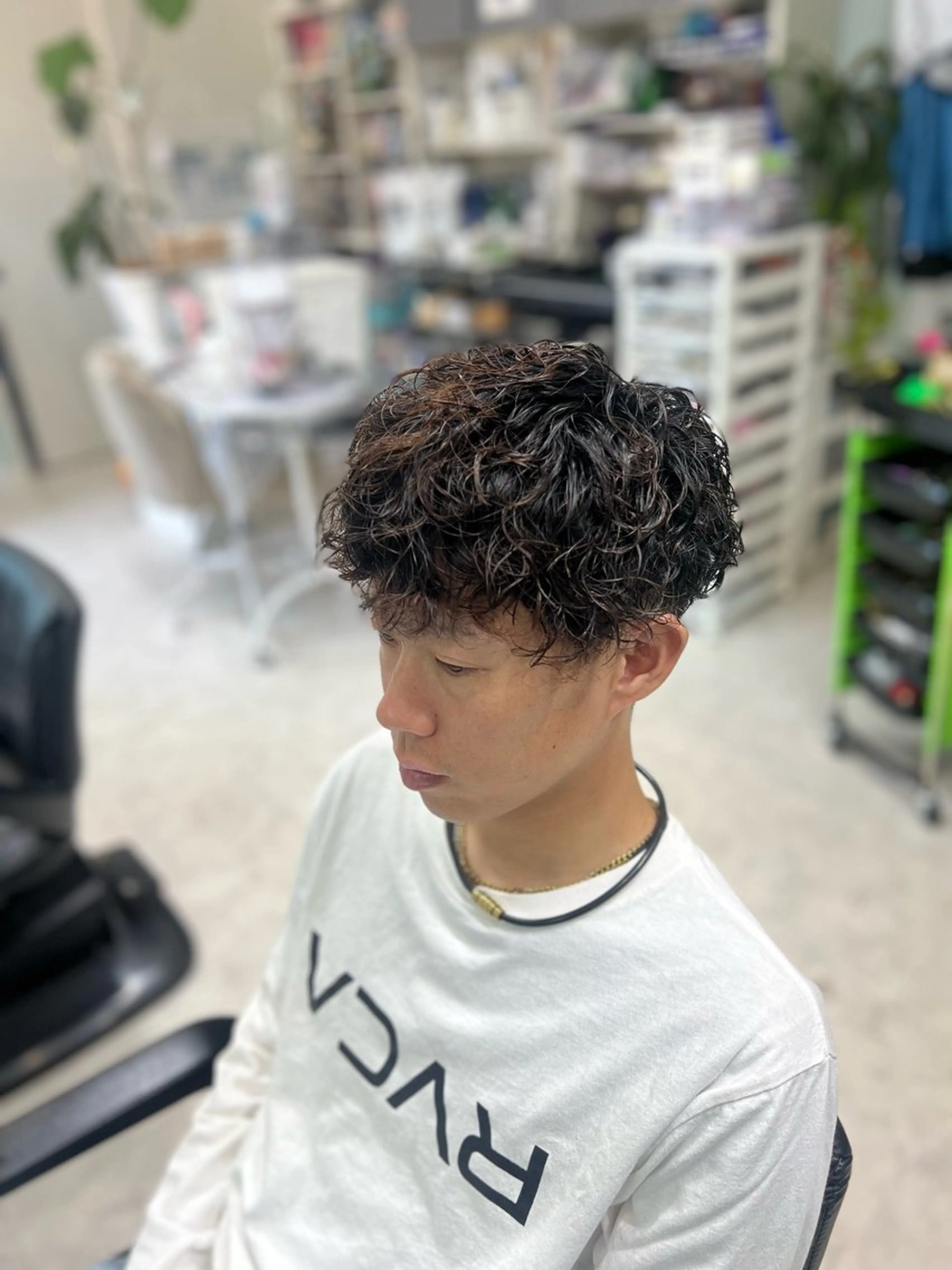 パーマ メンズ ビューティサロン 月麗(ルナ)のヘアスタイル