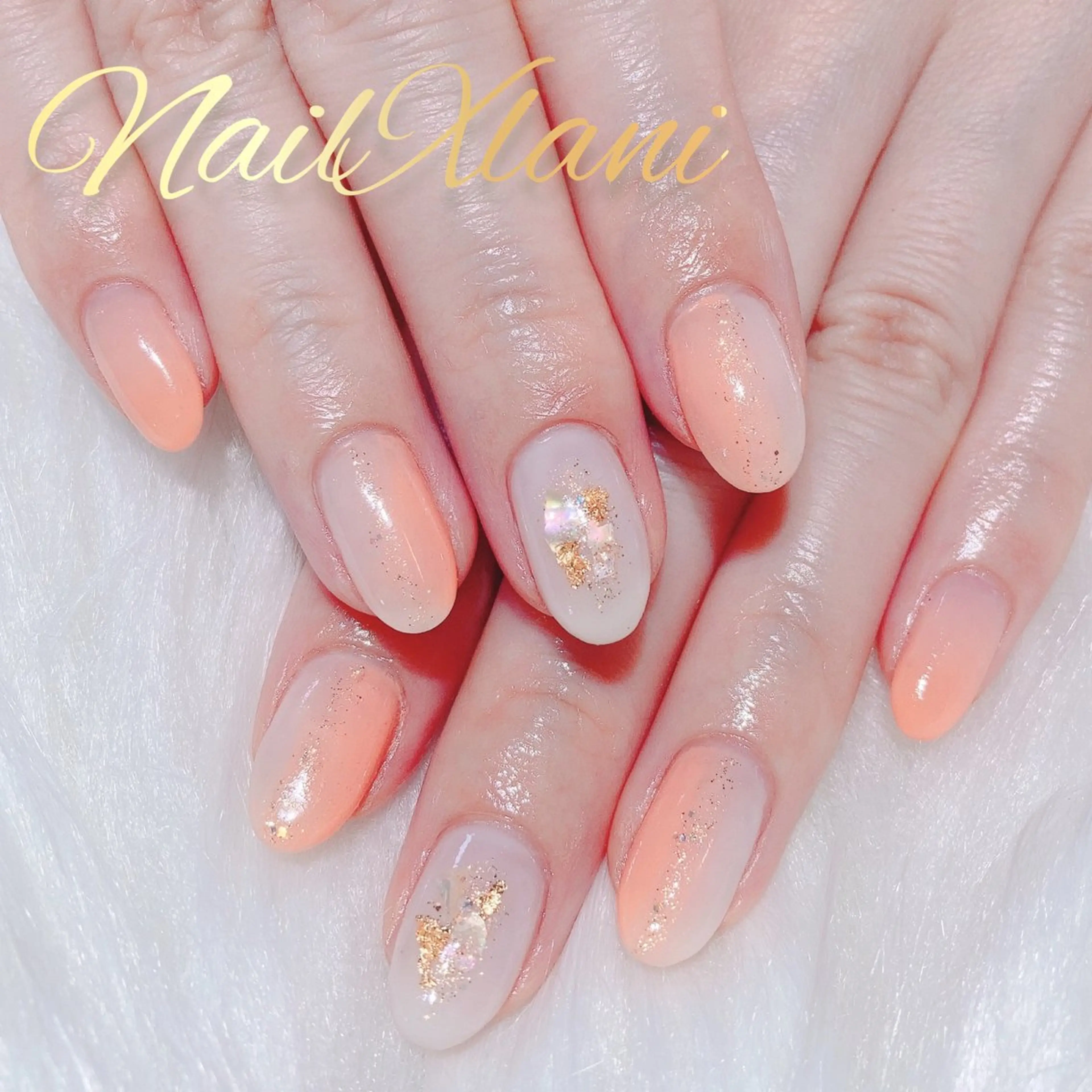 ネイル ハンドネイル Nail×Lani 深爪矯正対応◎のネイルデザイン