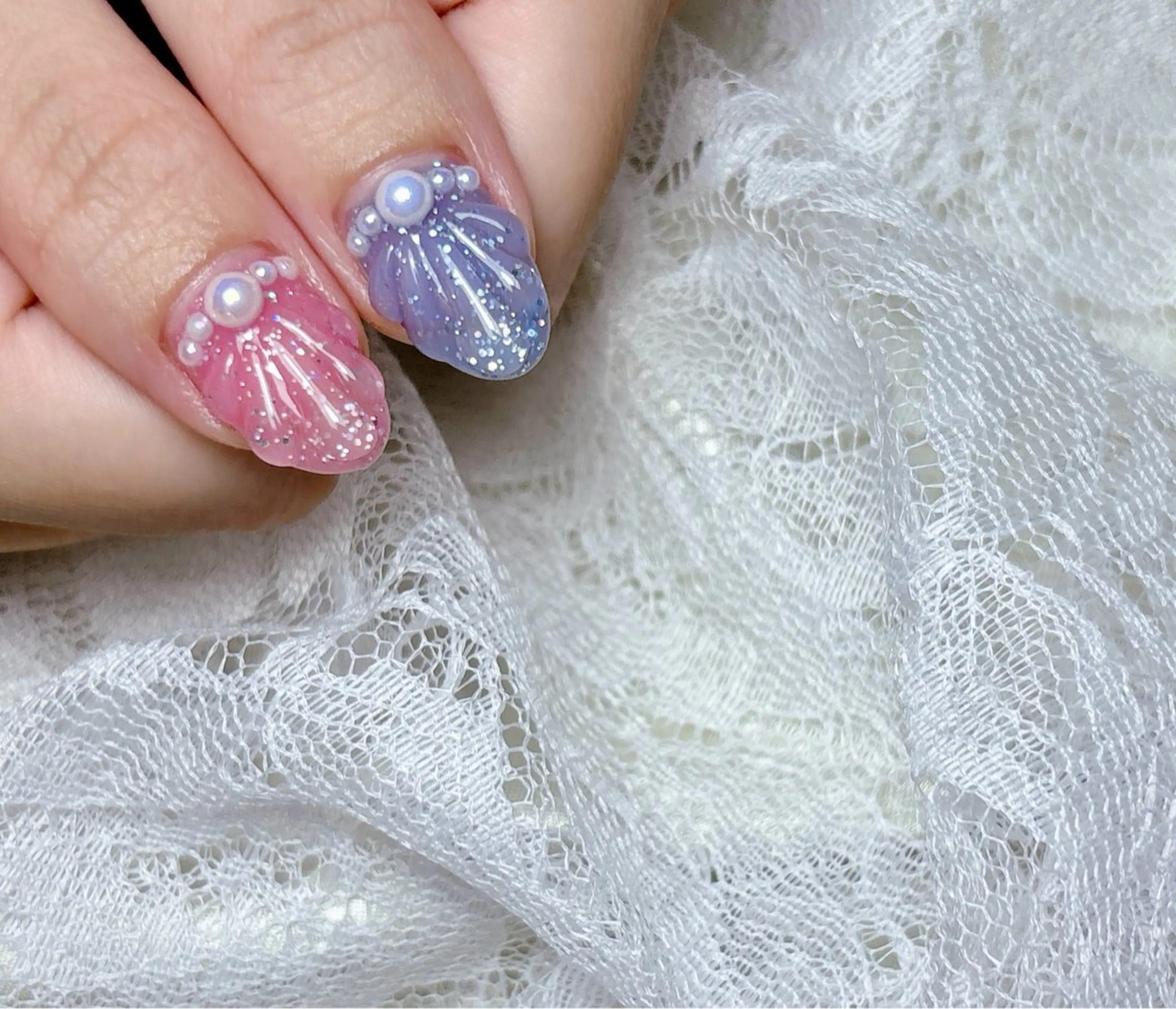 ネイル ハンドネイル FLARE NAIL フレアネイルのネイルデザイン