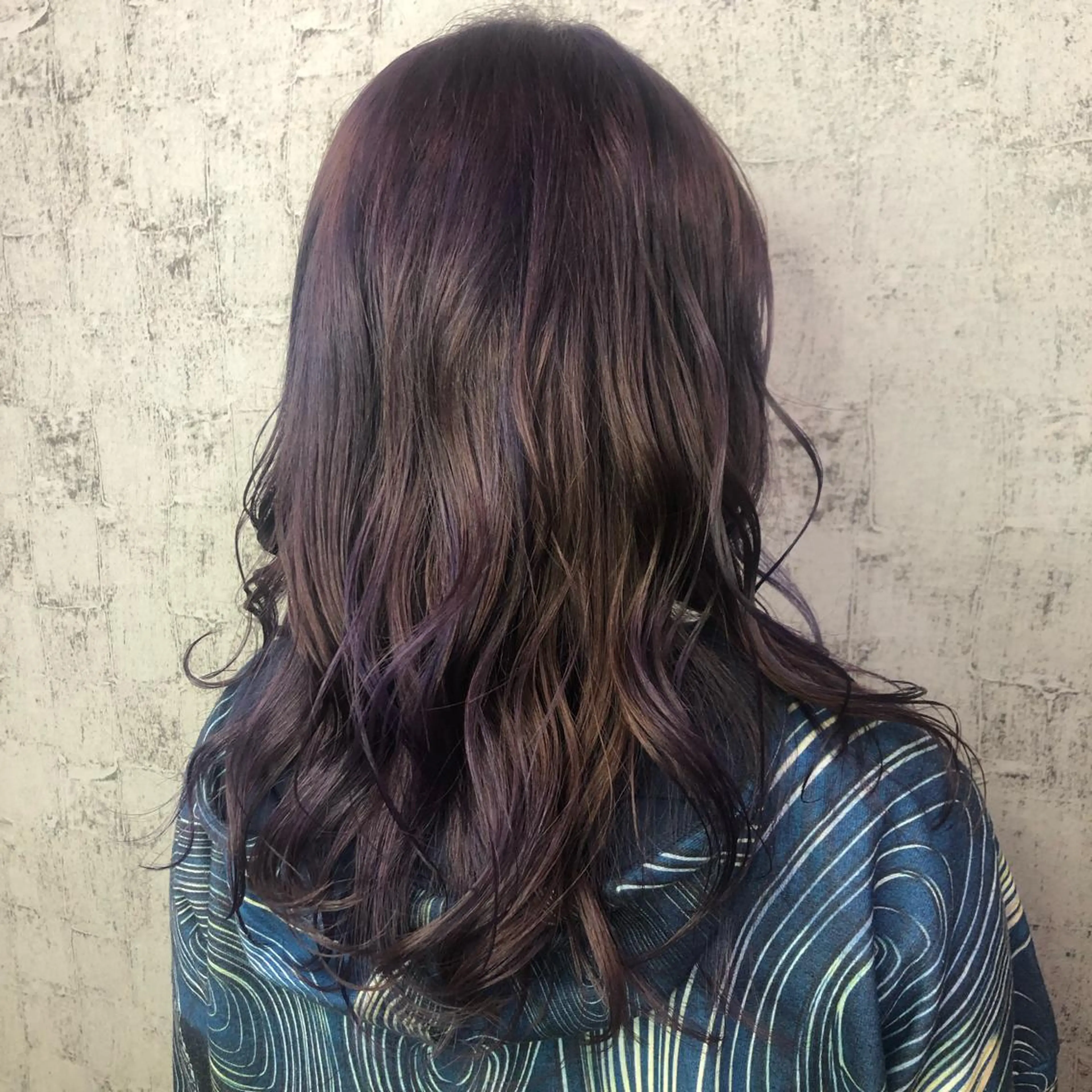 セミロング カラー 小顔レイヤー/ ベージュ🤍Rieのヘアスタイル