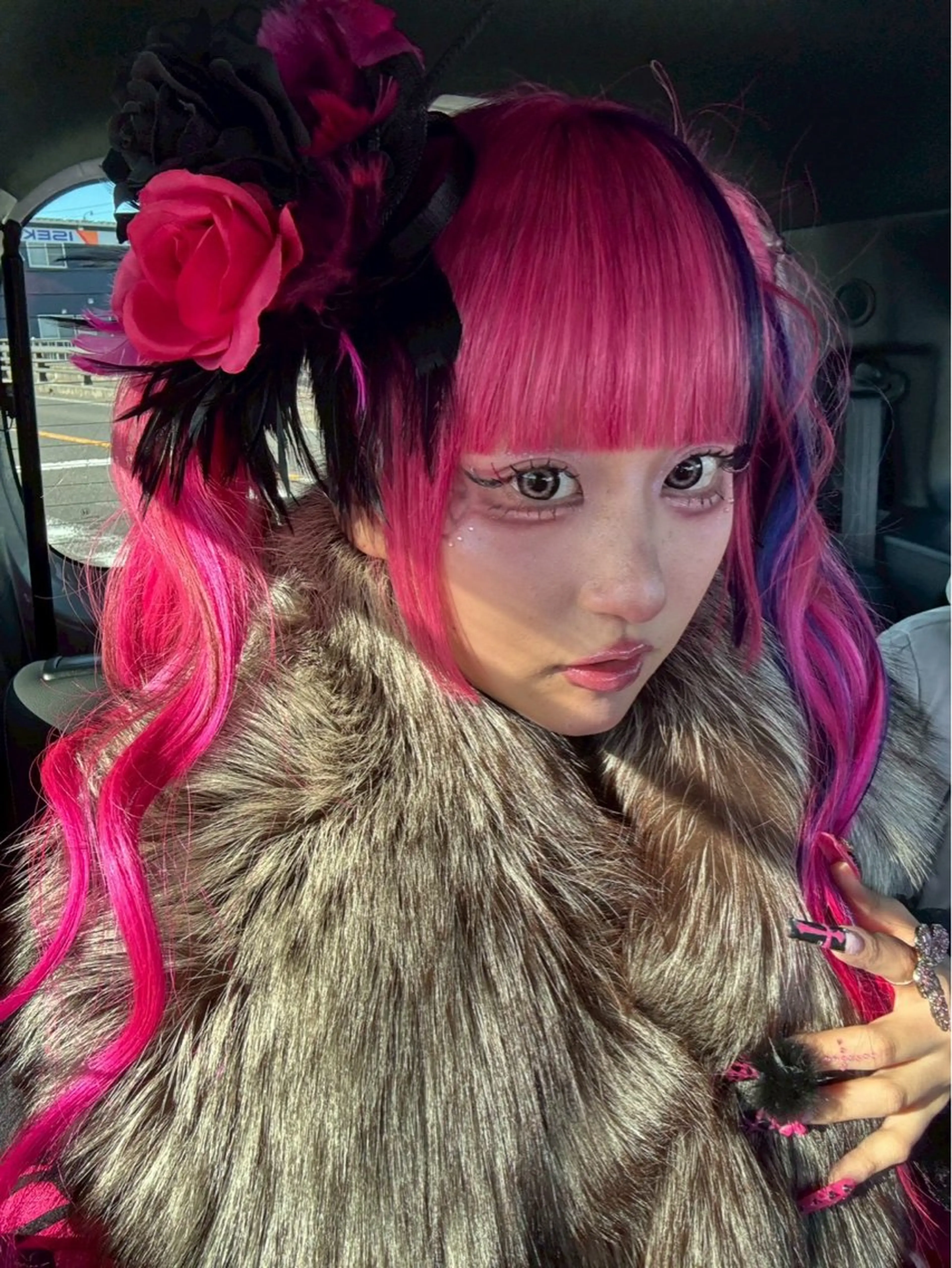 セミロング カラー デザインカラー ヘアカラー 名古屋/デザイン/ ブリーチ/松井亮磨のヘアスタイル