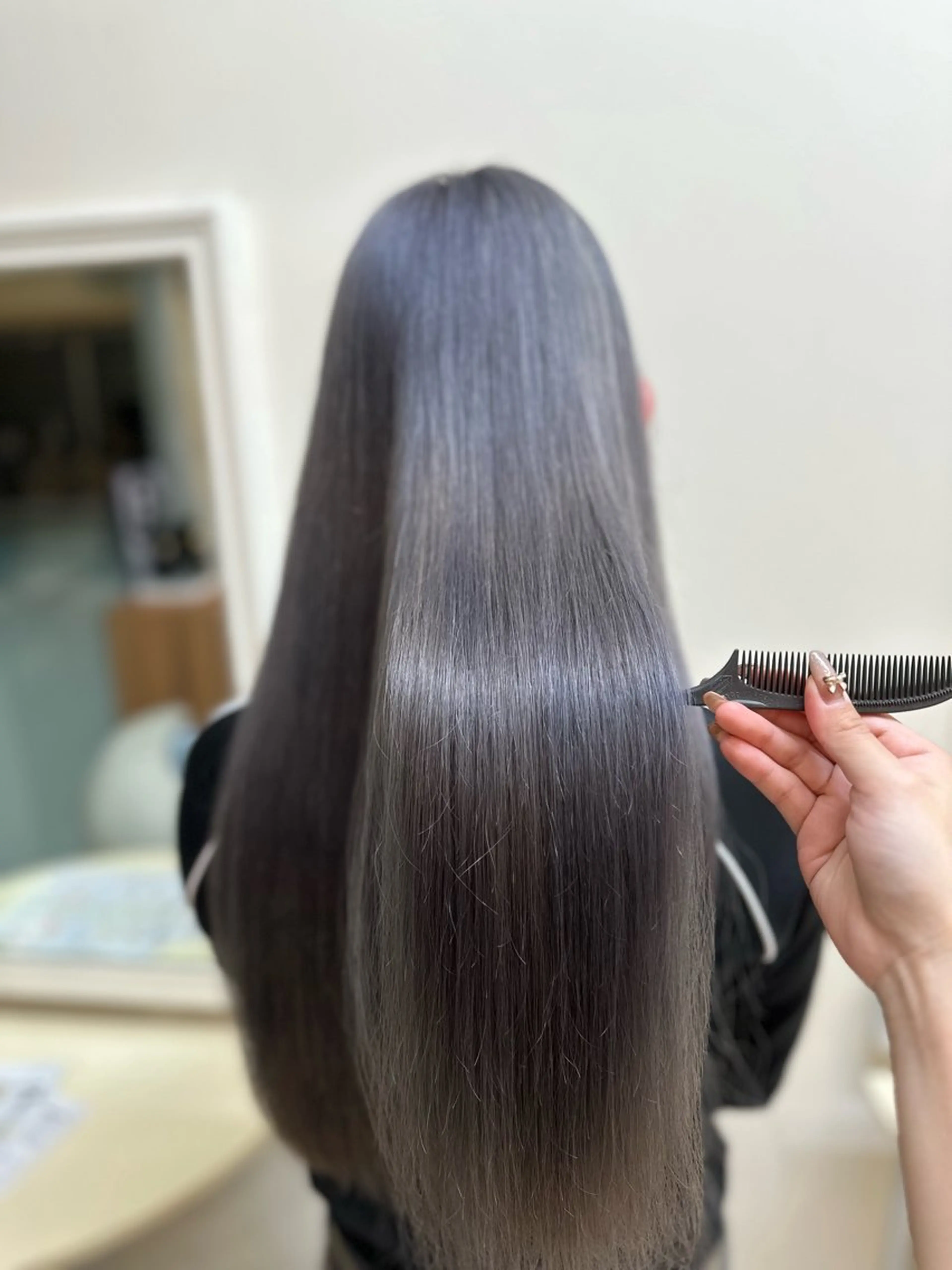 ロング ヘアカラー トリートメント ヘッドスパ プルエク/clana ♡marinのヘアスタイル