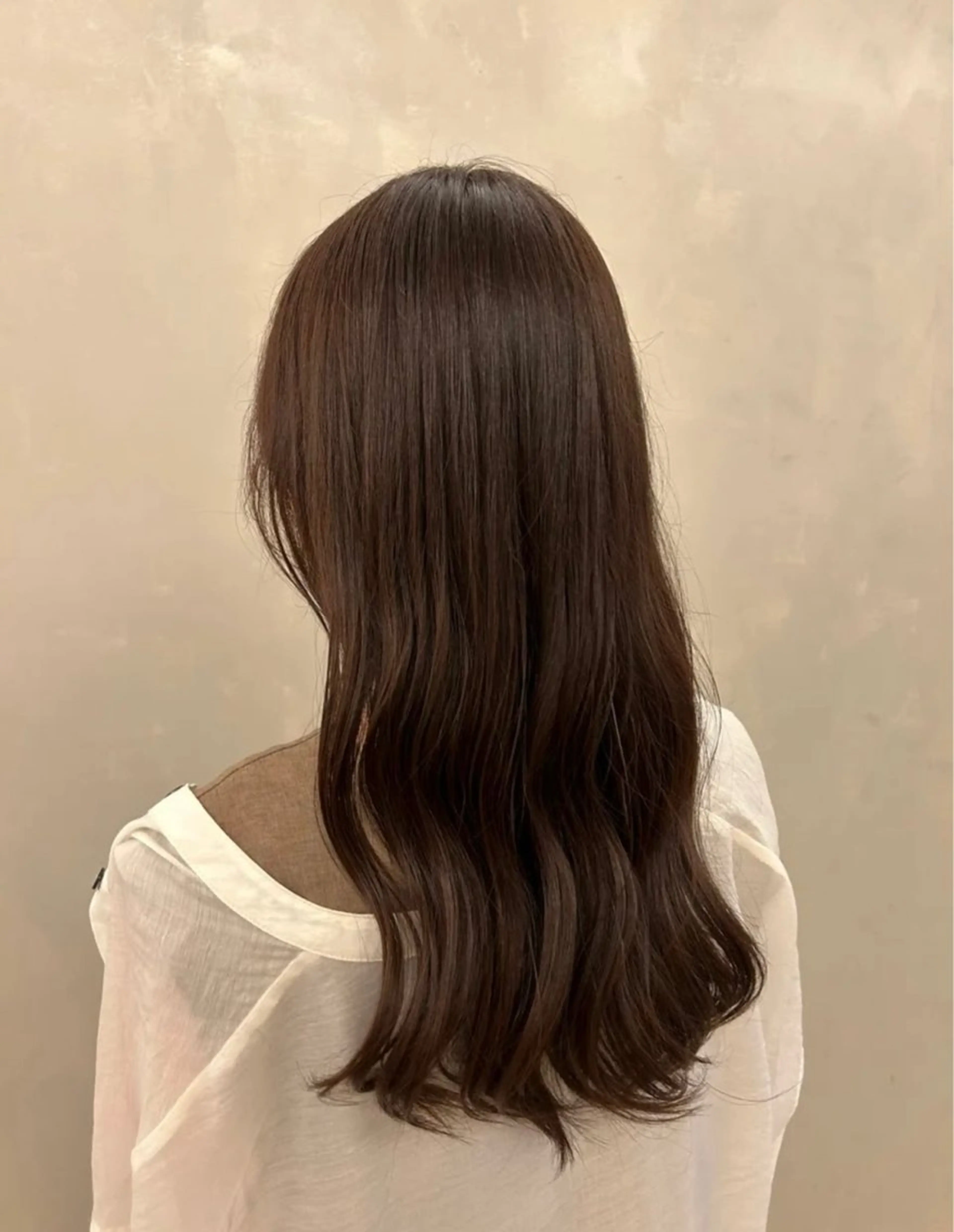 セミロング オレンジブラウン Dali manaのヘアスタイル
