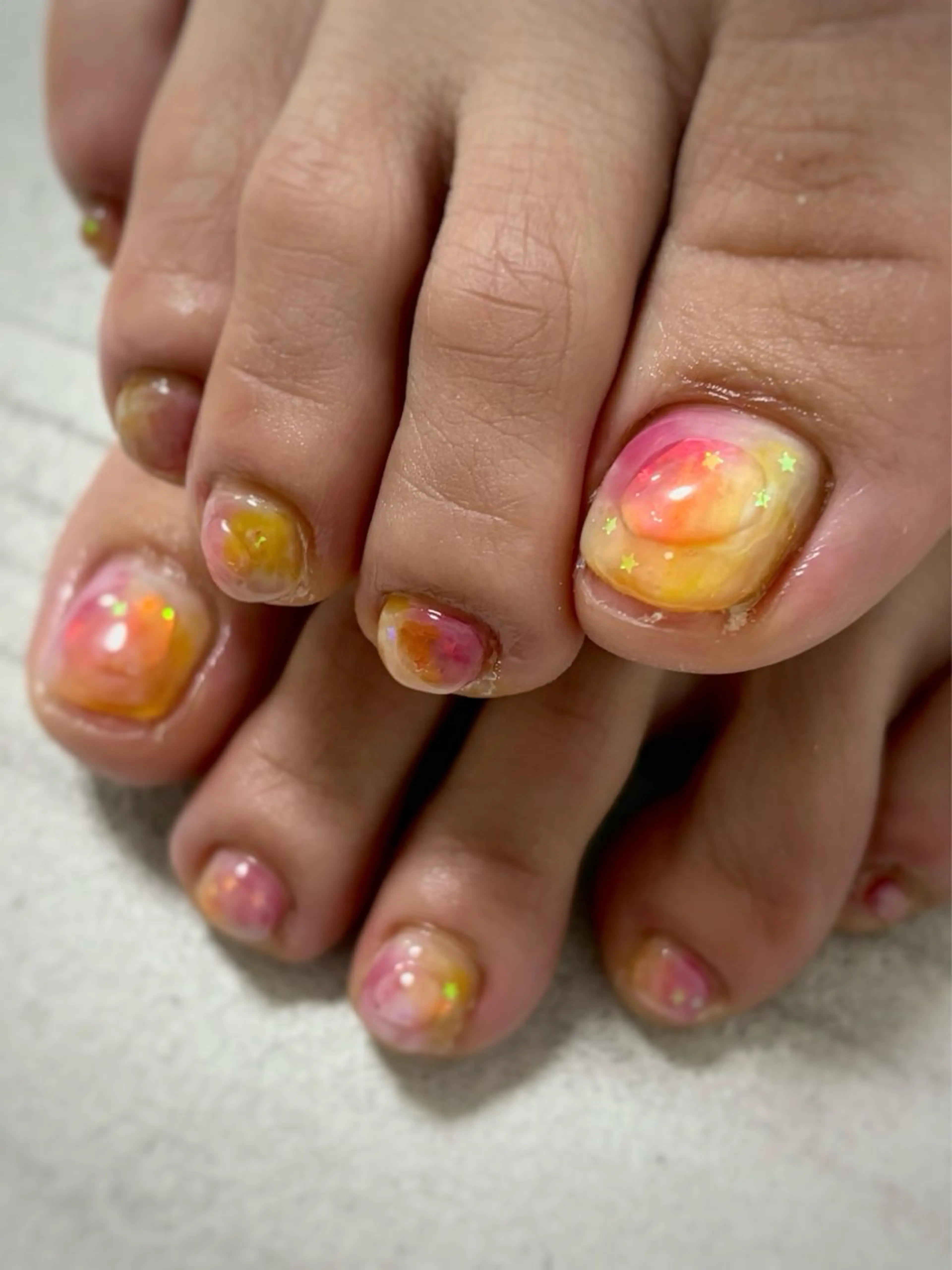 ネイル フットネイル FIORITURA Maikoのネイルデザイン