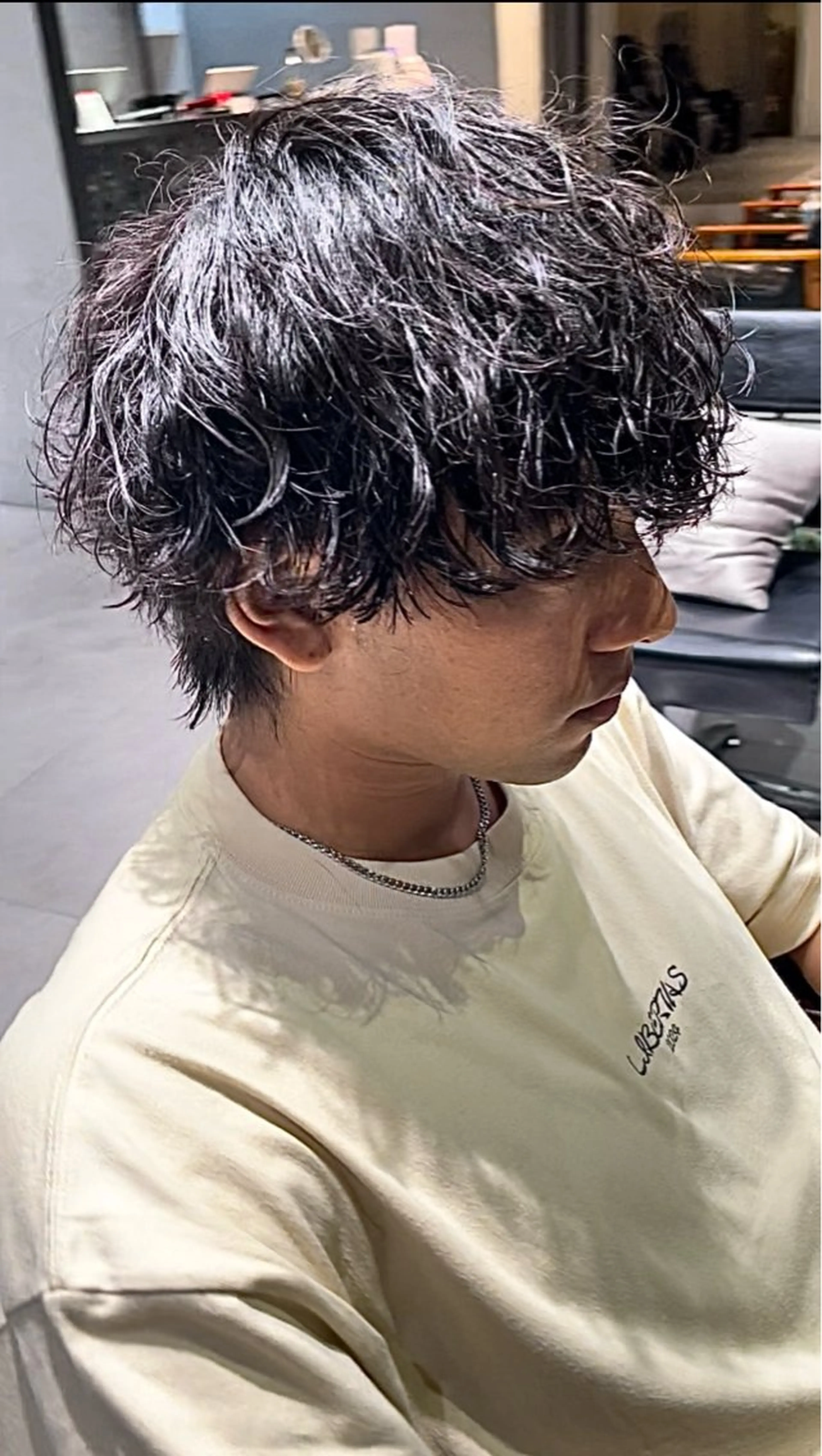 ミディアム パーマ メンズ 🔱メンズパーマ特化 🔱山下和輝のヘアスタイル